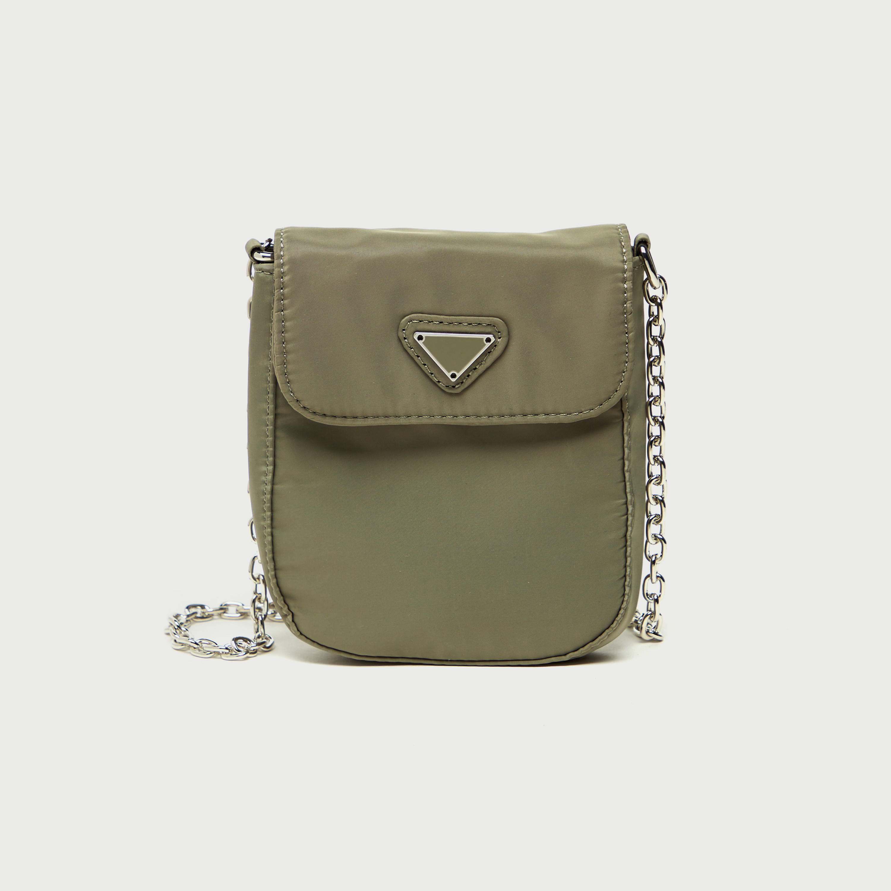Solid Phone Pouch with Chain Link Strap and Magnetic Button Closure-women-bagsandwallets-handbags-image-6