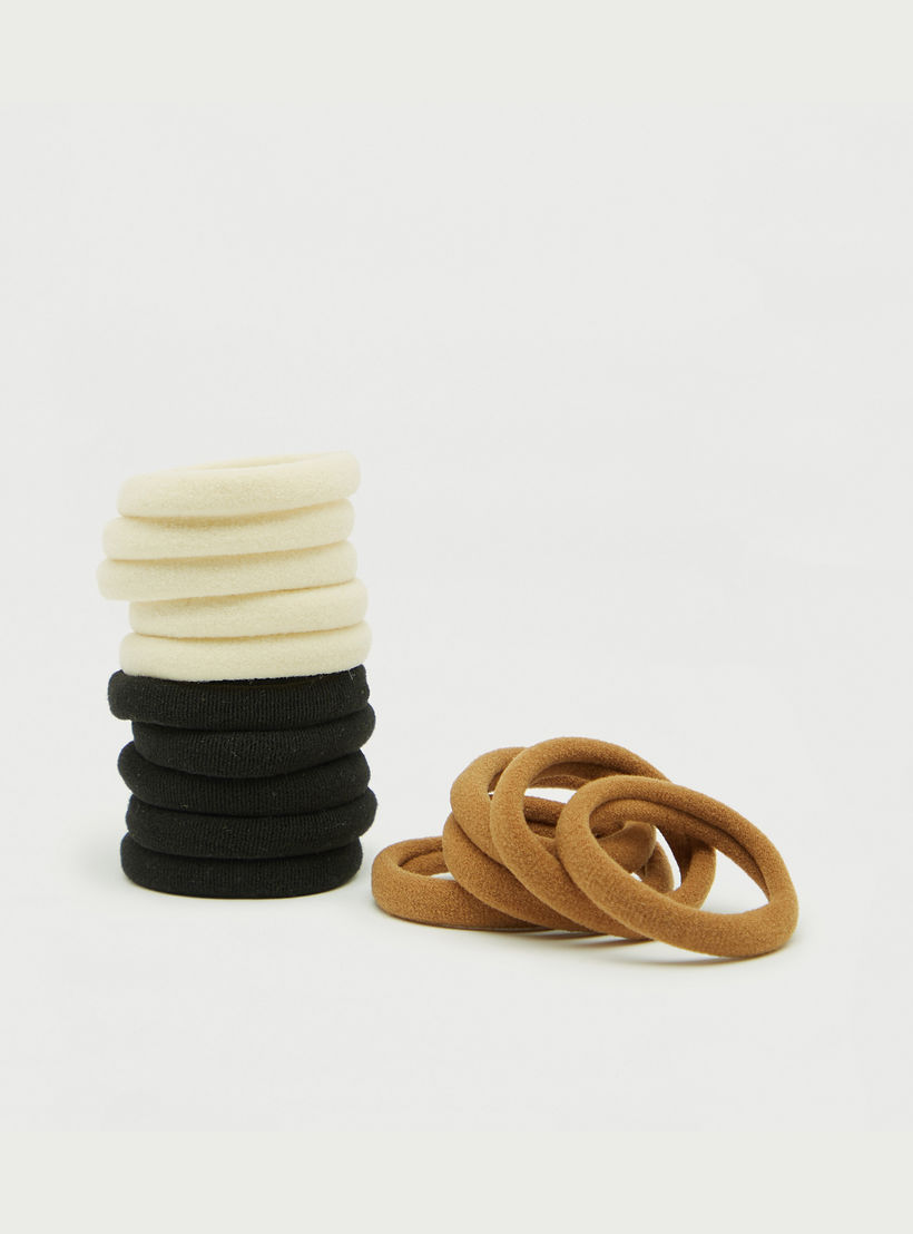 ربطة شعر مطاطية - طقم من 15 قطعة-women-hairaccessories-scrunchies-image-1