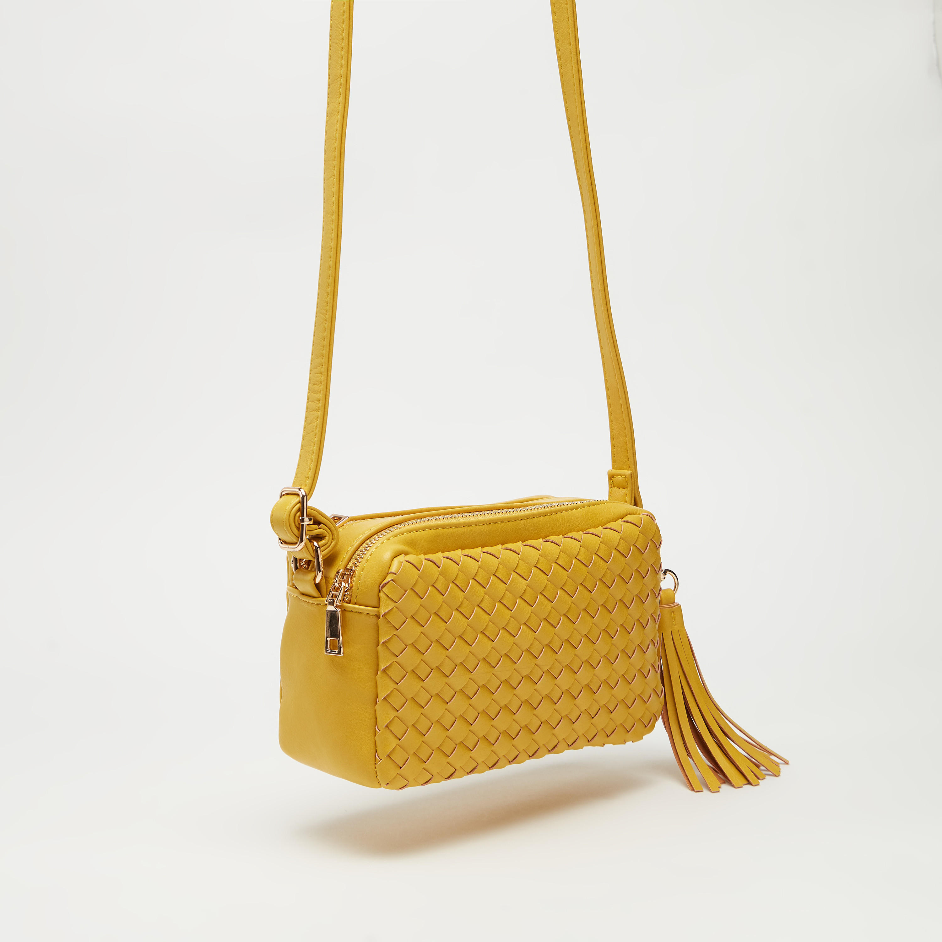 شنطة كروس بودي بارزة الملمس بحزام قابل للتعديل-women-bagsandwallets-handbags-image-3