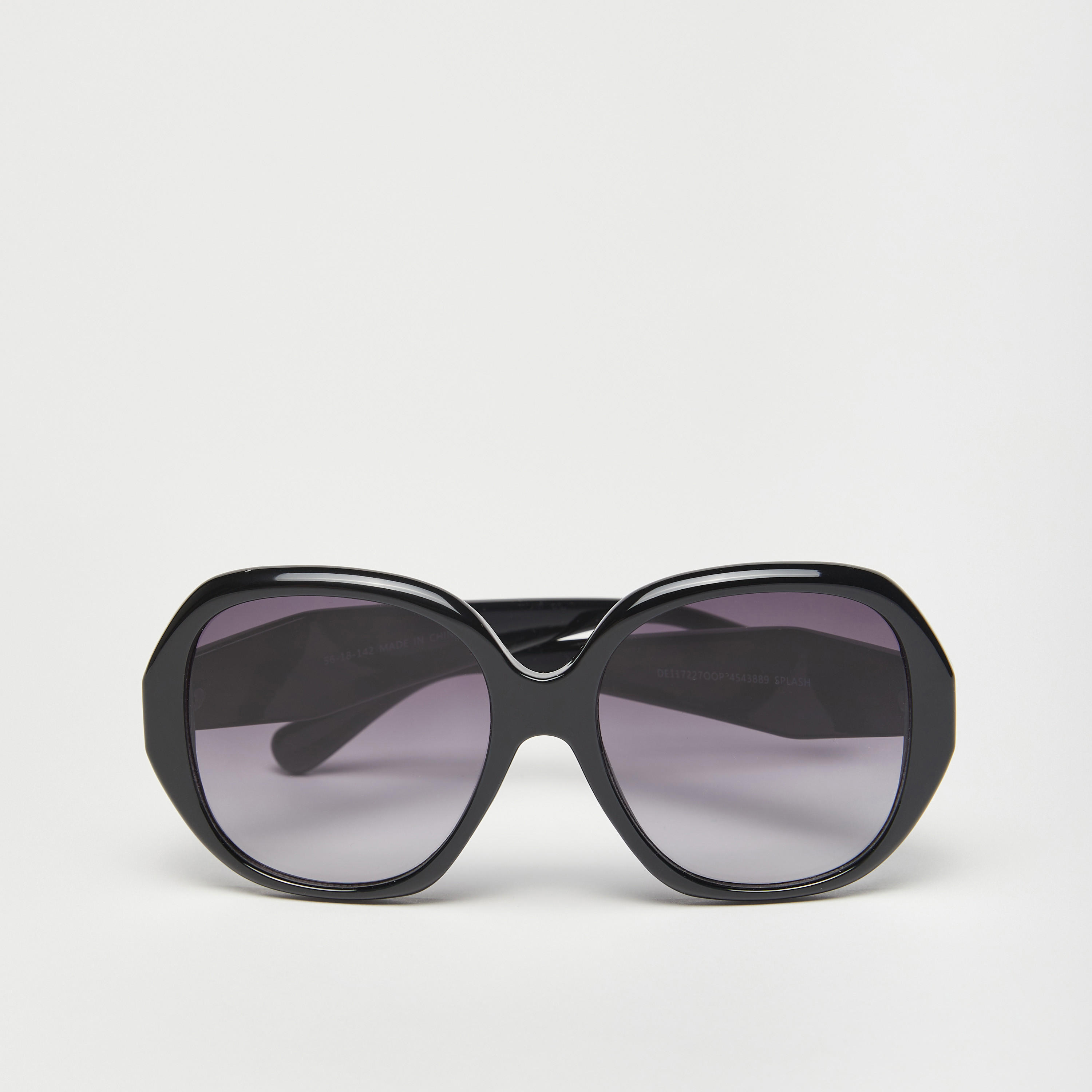 نظّارة شمسيّة بإطار كامل وعدسات ملوّنة ووسادات أنف-women-sunglasses-image-1