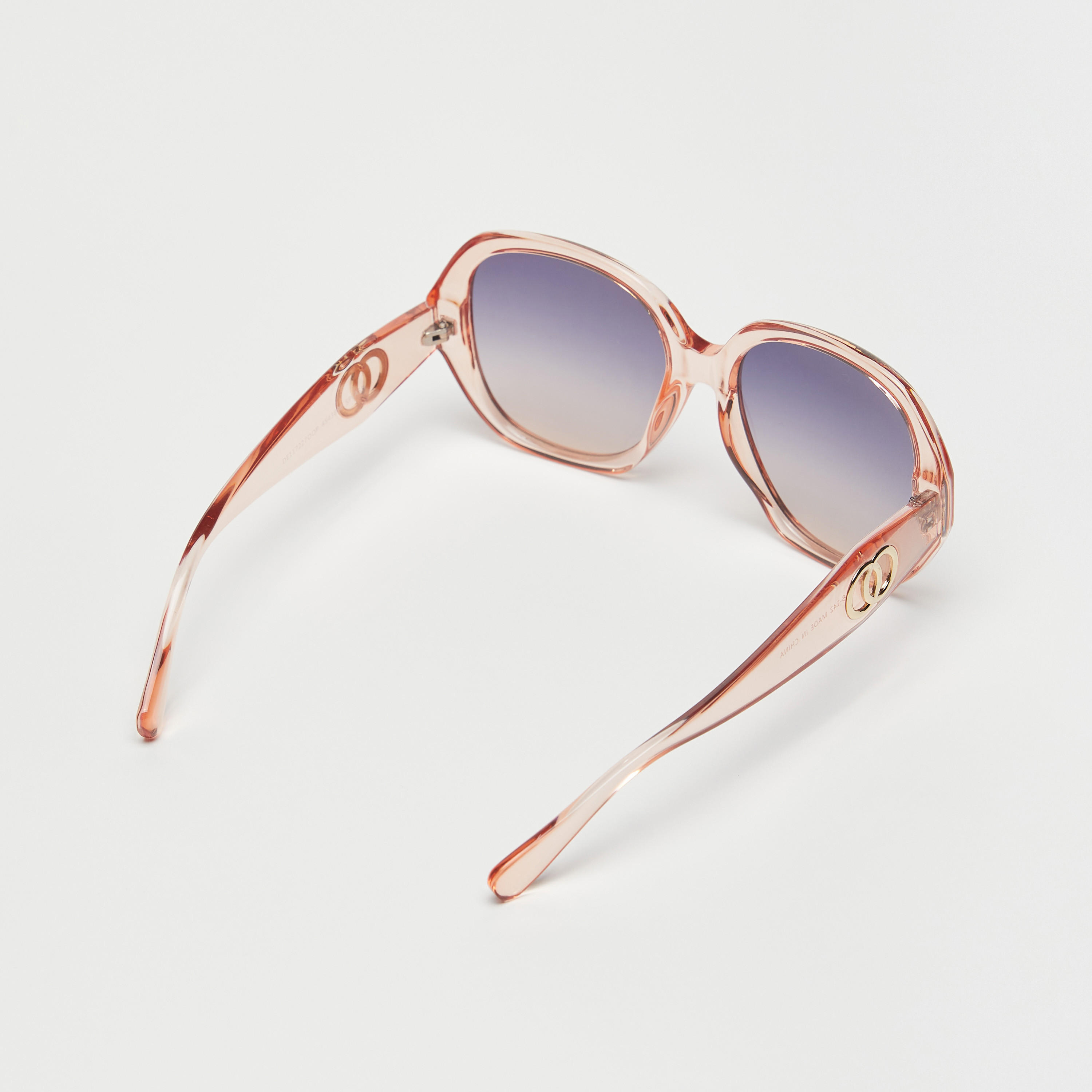 نظّارة شمسيّة بإطار كامل وعدسات ملوّنة ووسادات أنف-women-sunglasses-image-8