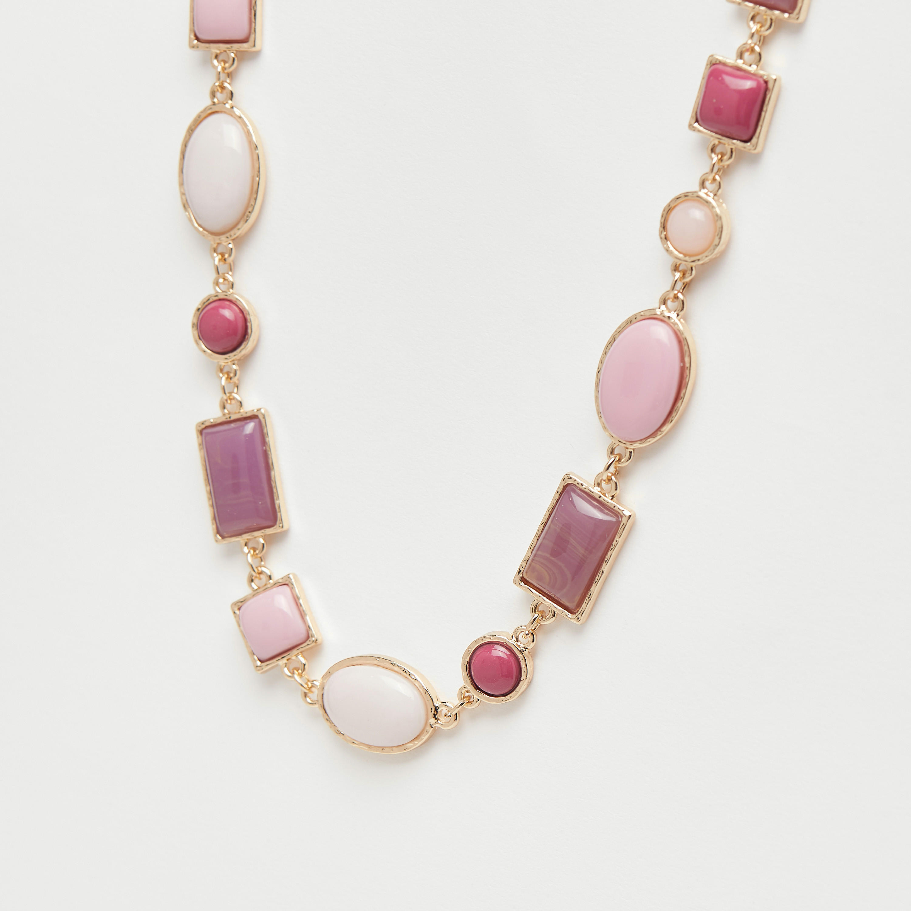 Stone Studded Necklace with Lobster Clasp Closure-women-watchesandjewellery-jewellery-necklacesandpendants-image-3