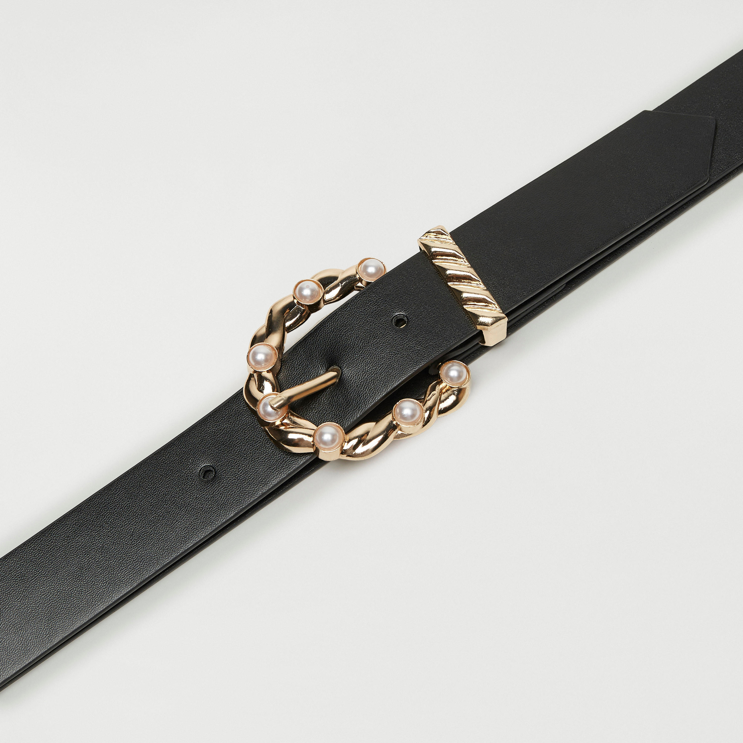 حزام سادة بإبزيم مزيّن بدبوس إغلاق-women-clothingaccessories-belts-image-3