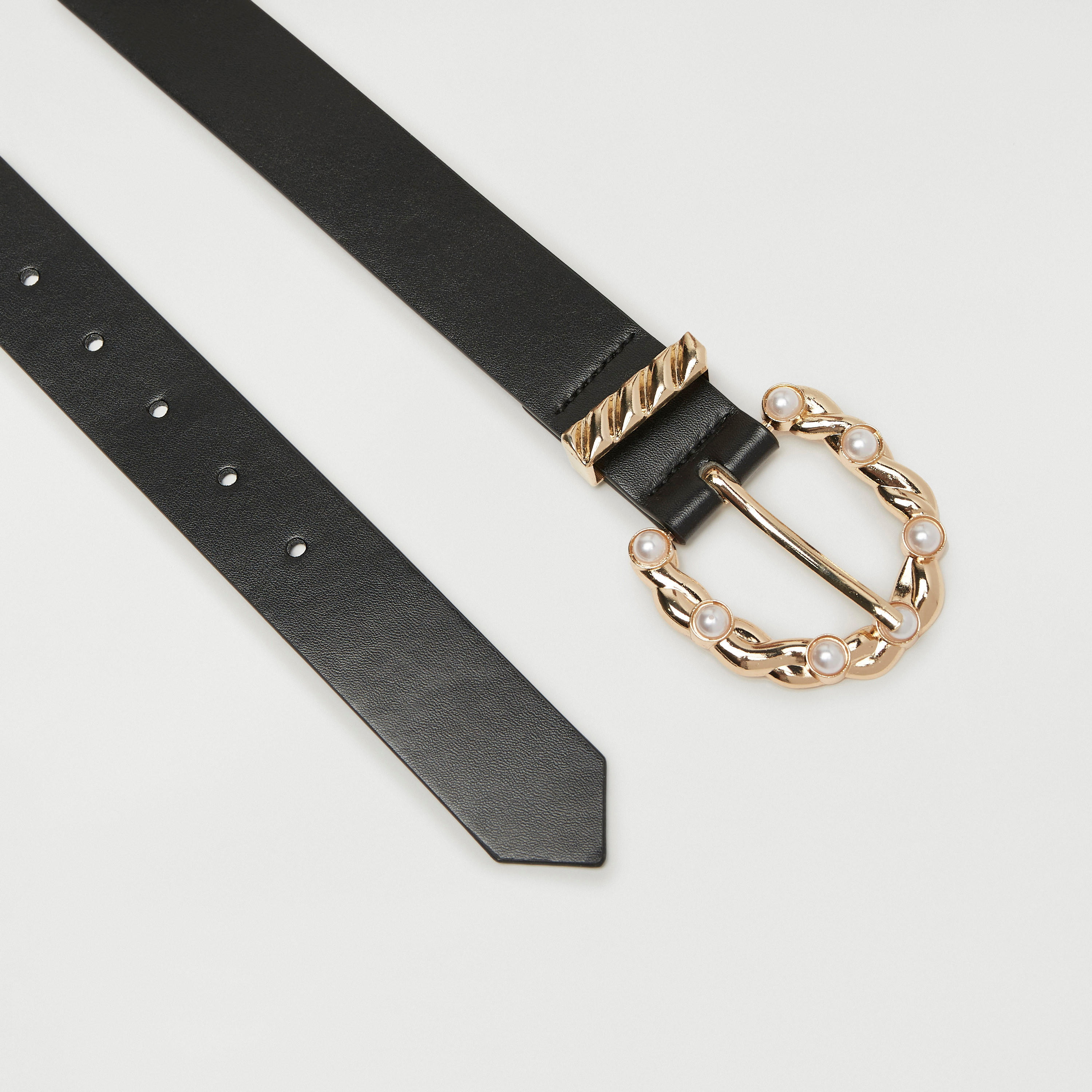 حزام سادة بإبزيم مزيّن بدبوس إغلاق-women-clothingaccessories-belts-image-4