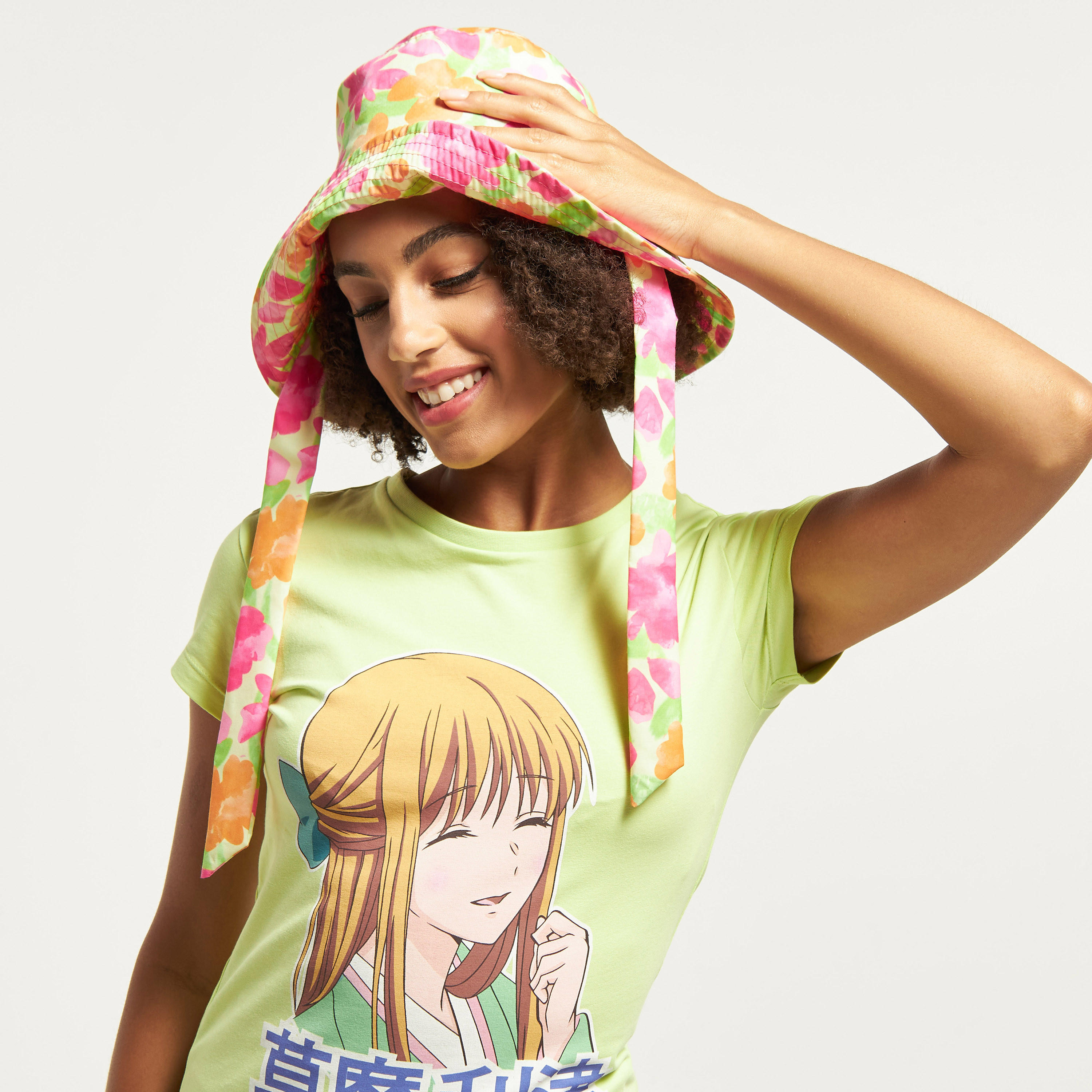 All-Over Floral Print Sun Hat-women-clothingaccessories-capsandhats-image-2