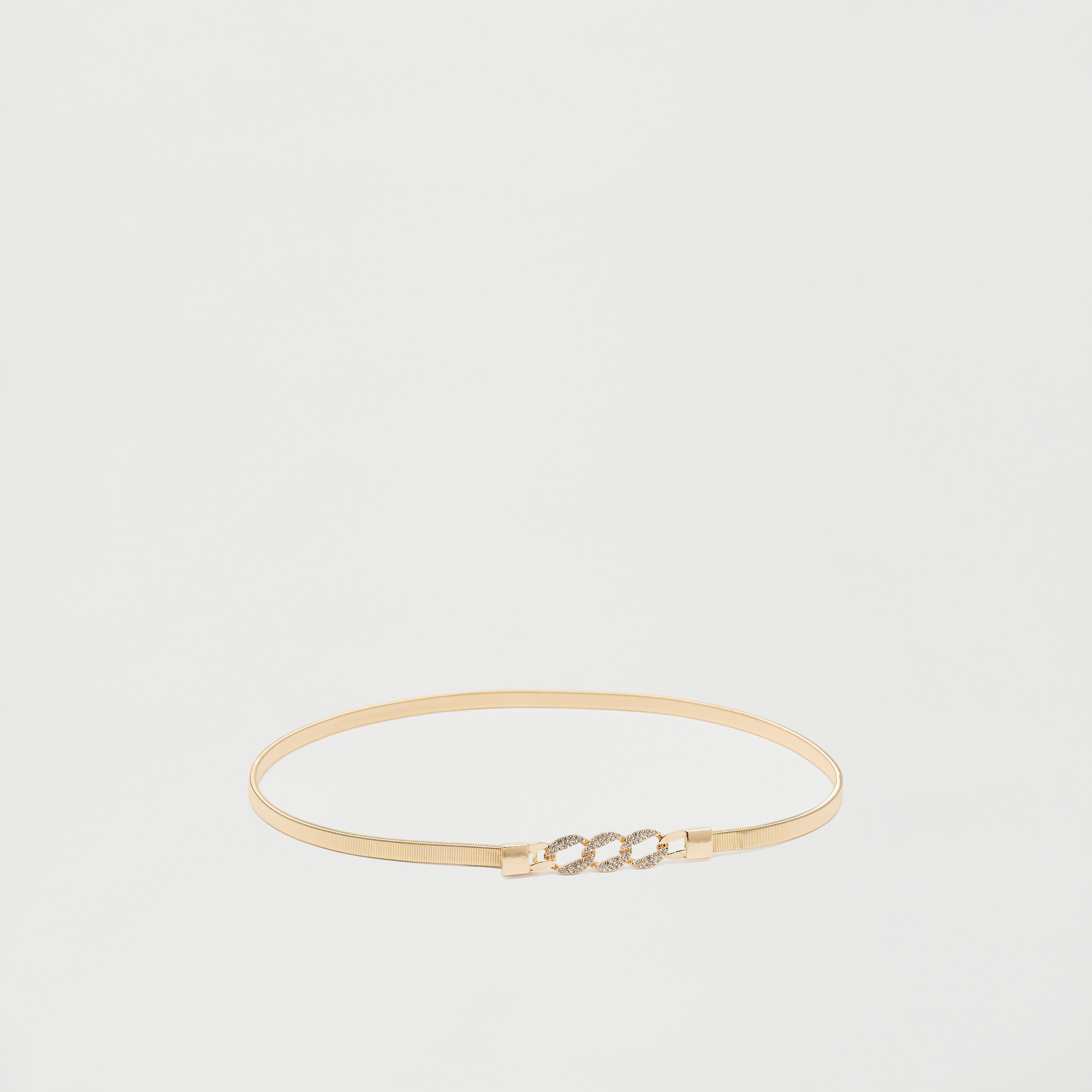 حزام سادة بإبزيم إغلاق ميتاليك بدبوس-women-clothingaccessories-belts-image-1