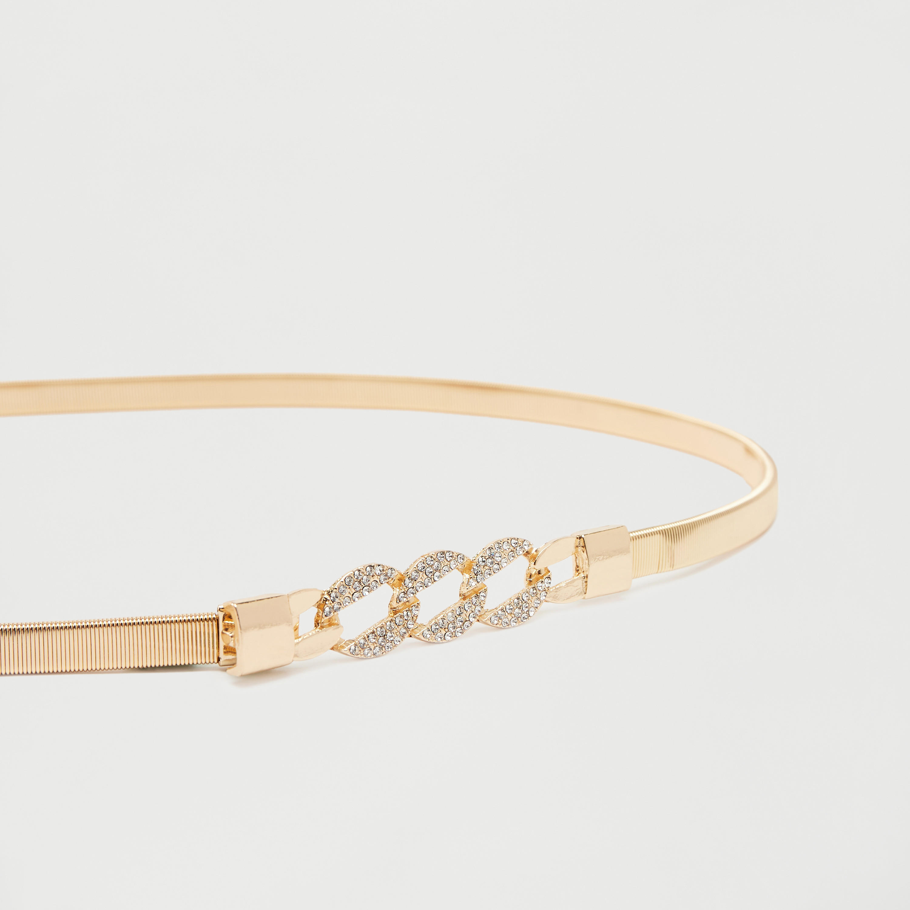 حزام سادة بإبزيم إغلاق ميتاليك بدبوس-women-clothingaccessories-belts-image-3