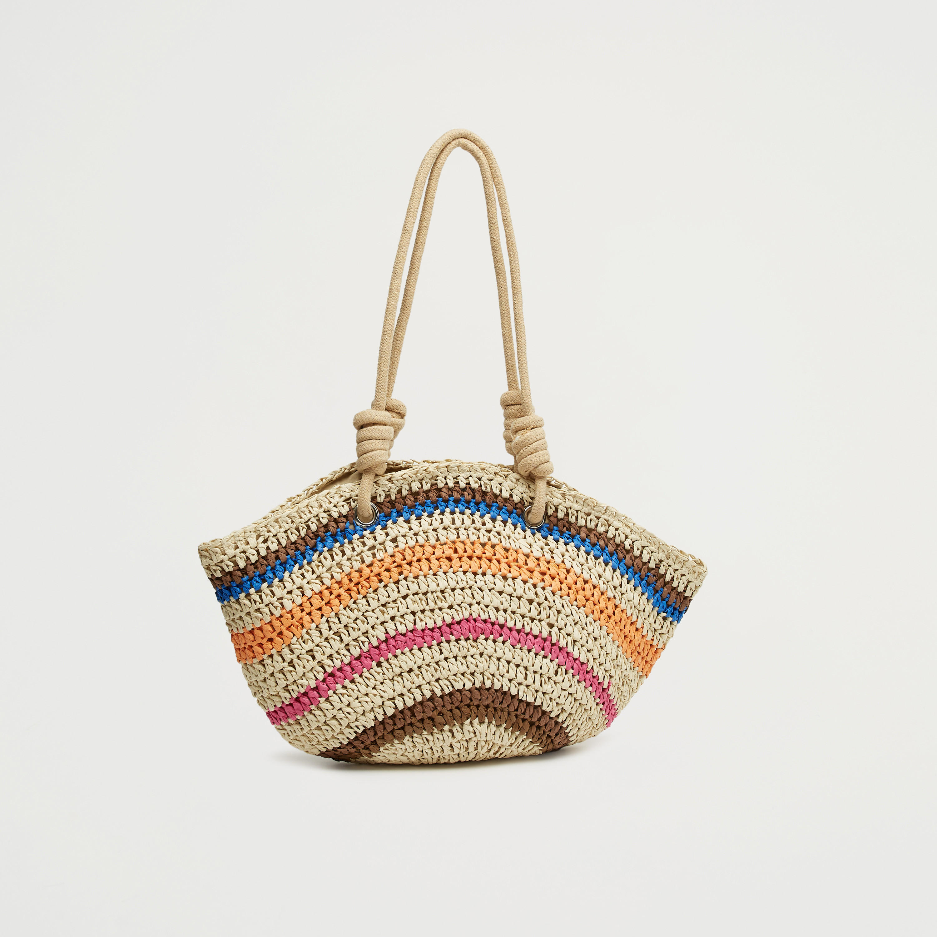 شنطة توتي بتفاصيل كروشيه ومقبض مزدوج وزر إغلاق-women-bagsandwallets-handbags-image-4