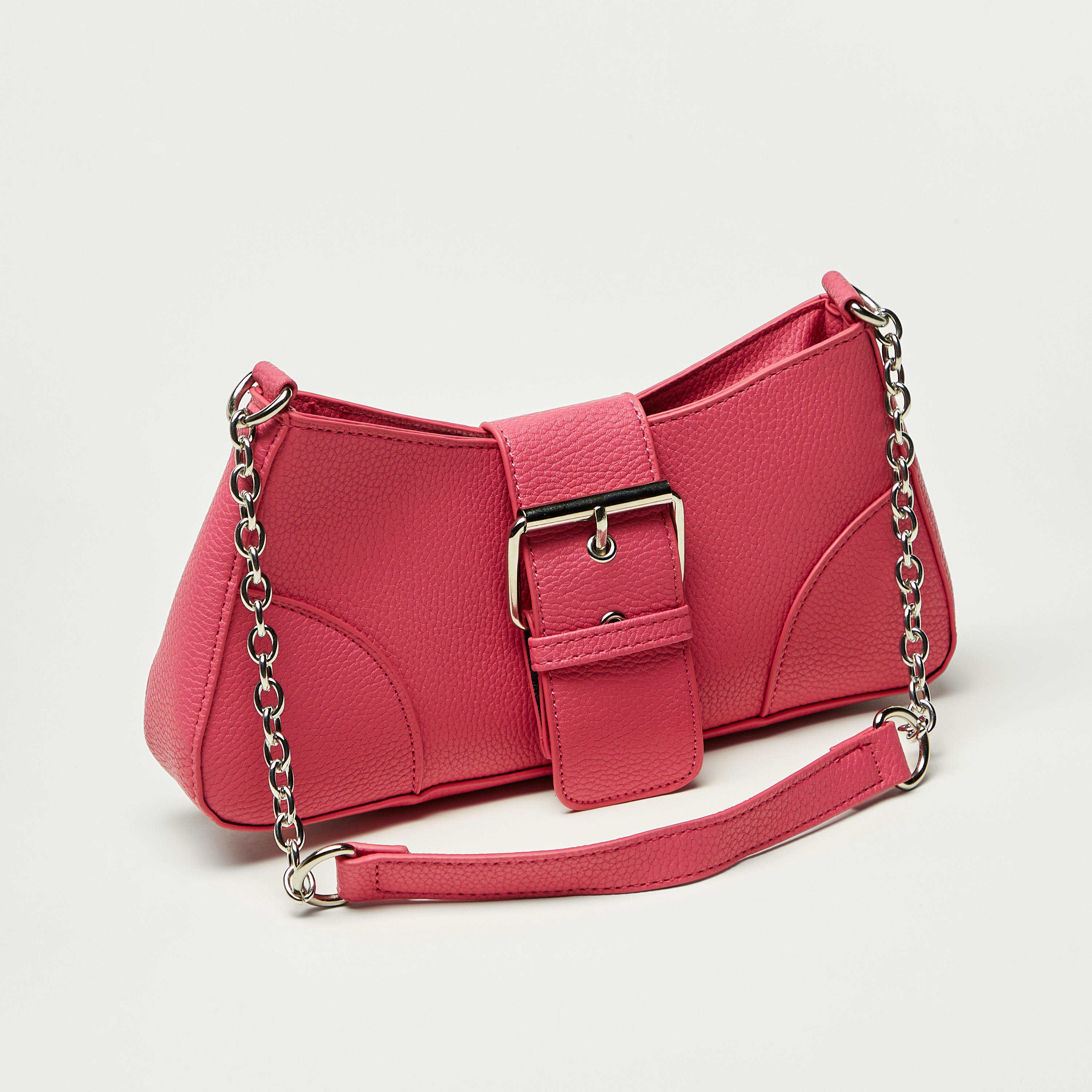 شنطة كتف سادة بإبزيم-women-bagsandwallets-handbags-image-5