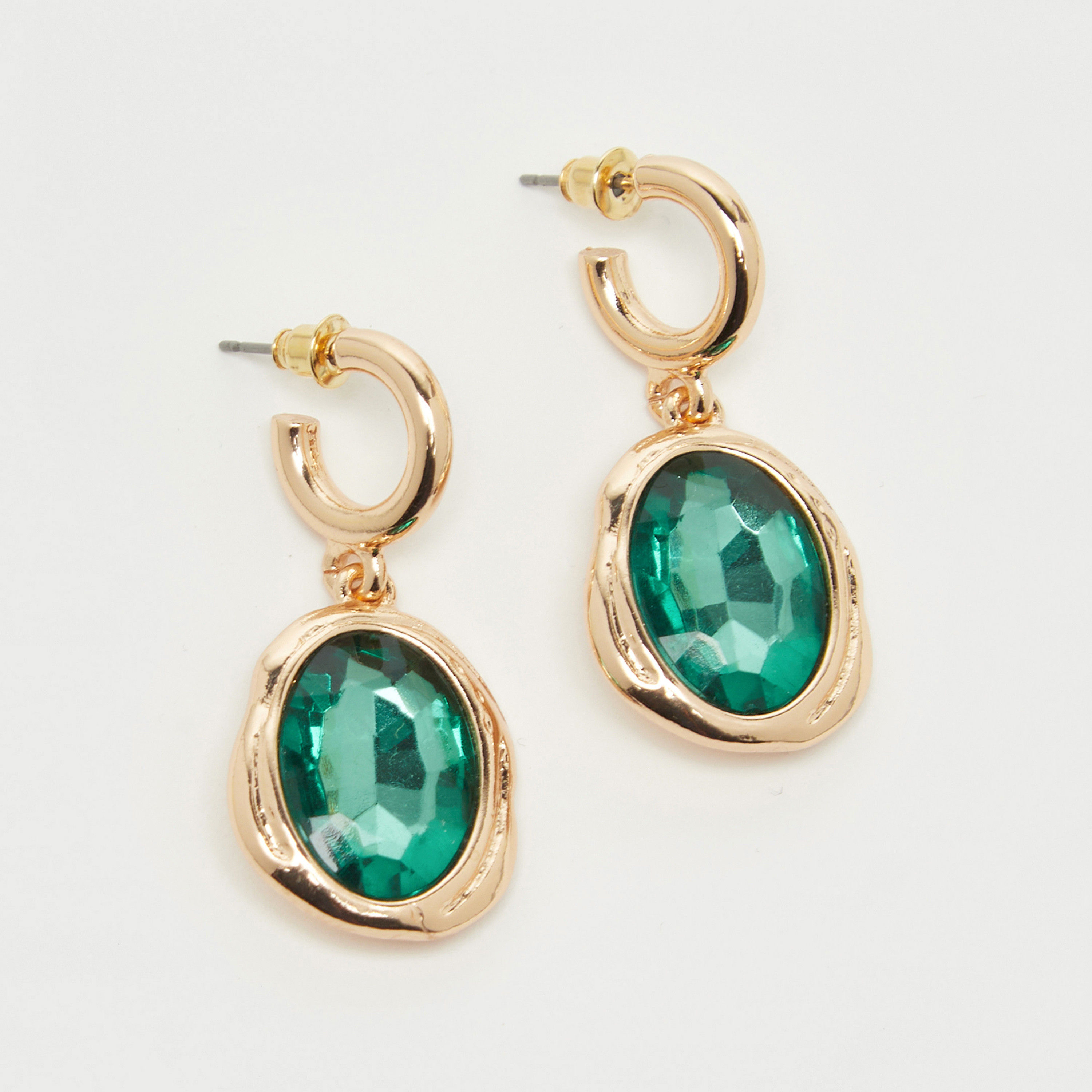 أقراط متدليّة مزيّنة بمكبس إغلاق خلفي-women-watchesandjewellery-jewellery-earrings-image-3