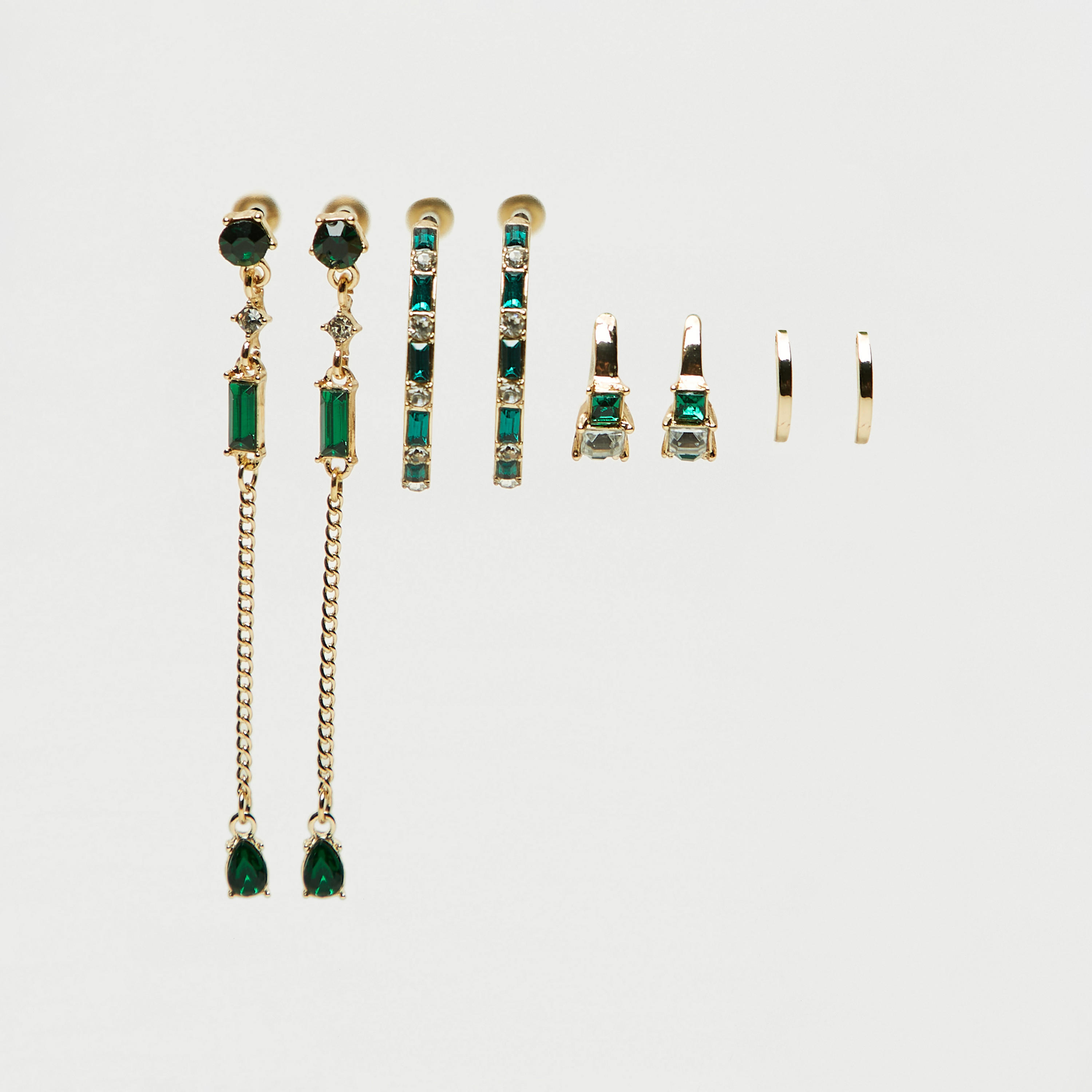 Set of 4 - Embellished Earrings-women-watchesandjewellery-jewellery-earrings-image-1