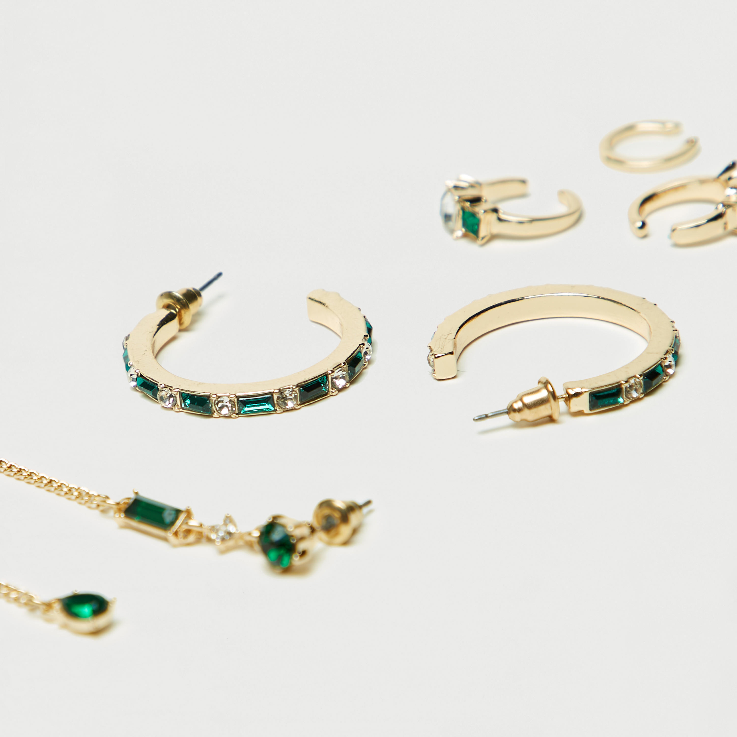 أقراط مزينة - طقم من 4 أزواج-women-watchesandjewellery-jewellery-earrings-image-3
