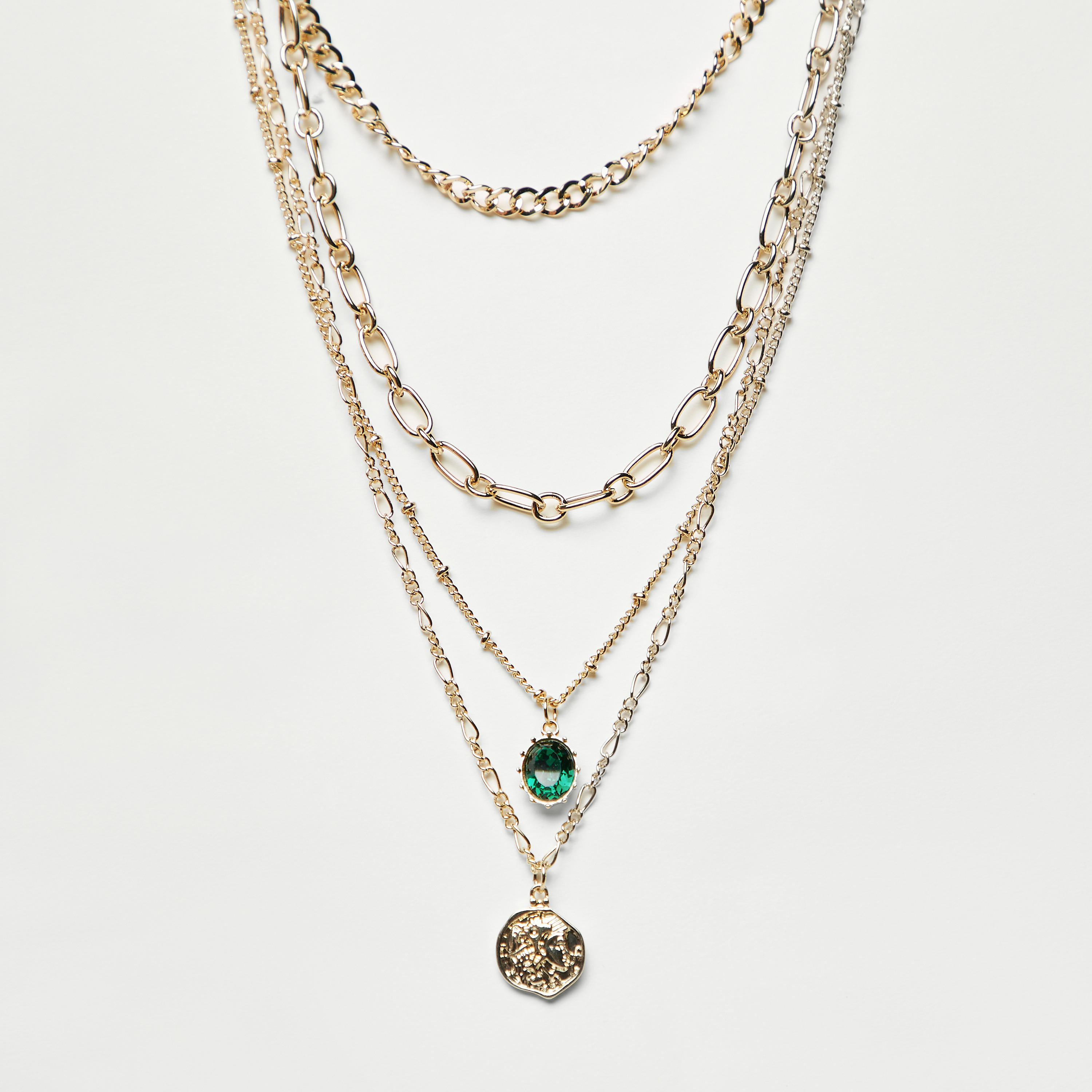 قلادة سلسلة مزينة بالخرز-women-watchesandjewellery-jewellery-necklacesandpendants-image-1