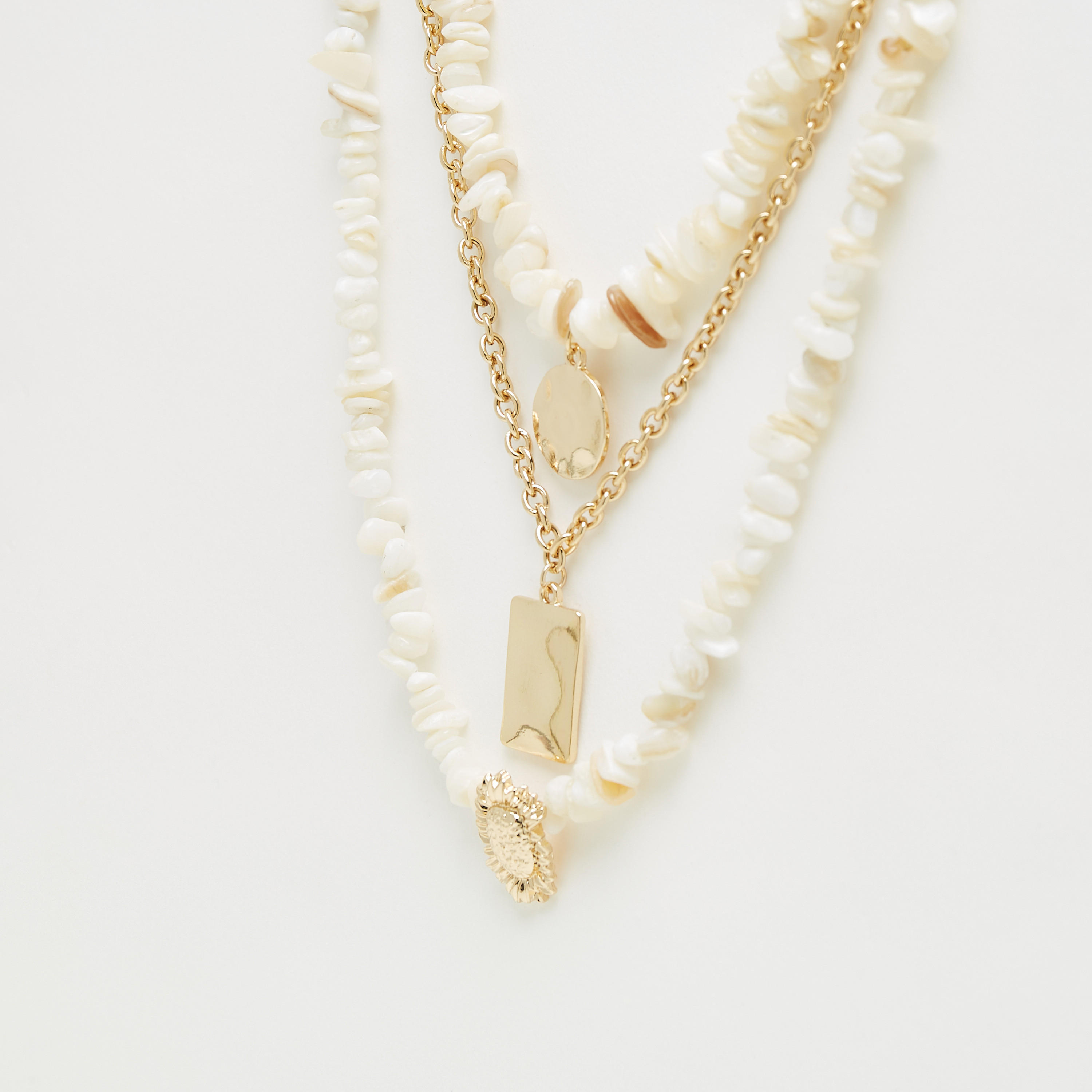 قلادة مزيّنة بالخرز - طقم قطعتين-women-watchesandjewellery-jewellery-necklacesandpendants-image-3