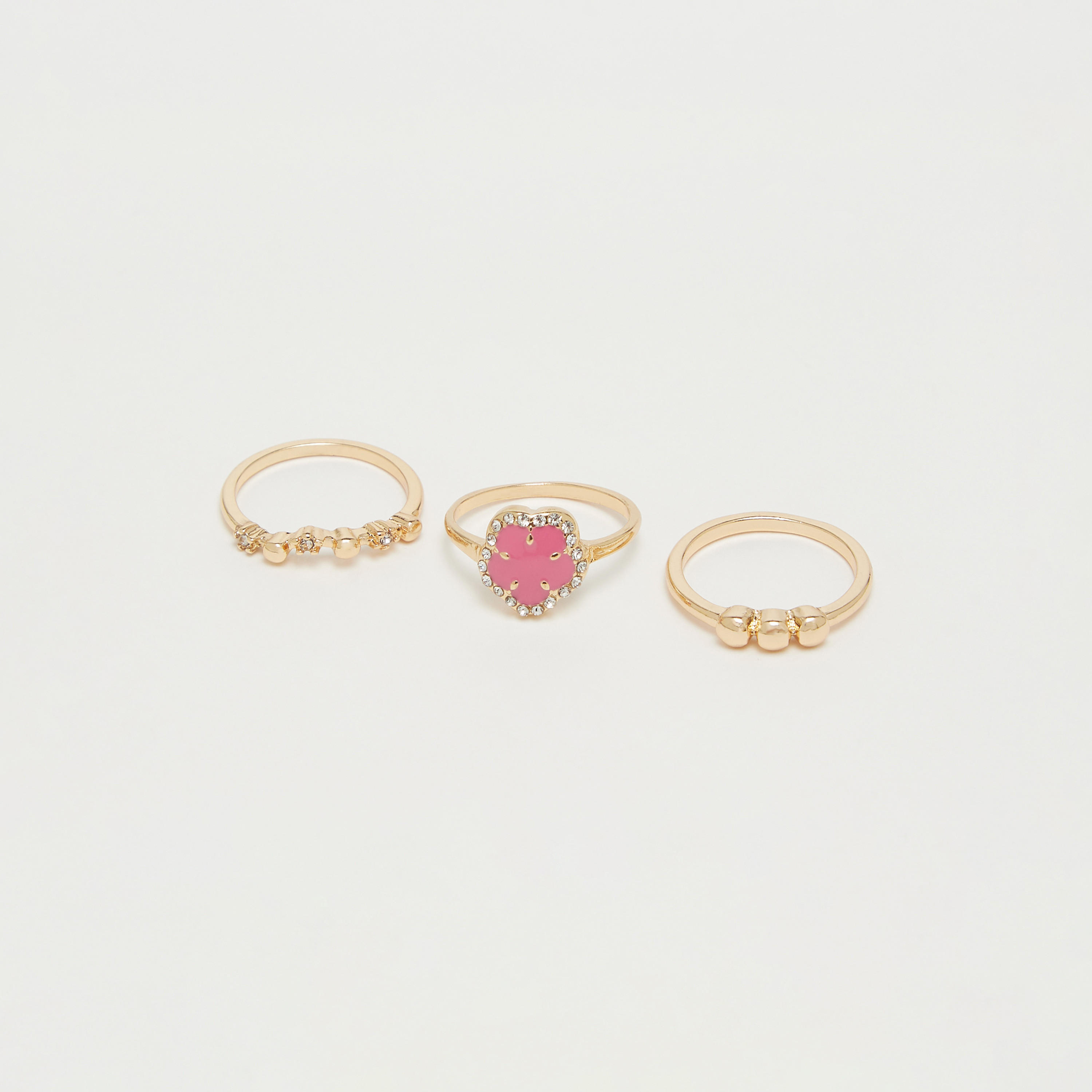 طقم خواتم - 3 قطع متنوعة-women-watchesandjewellery-jewellery-rings-image-4