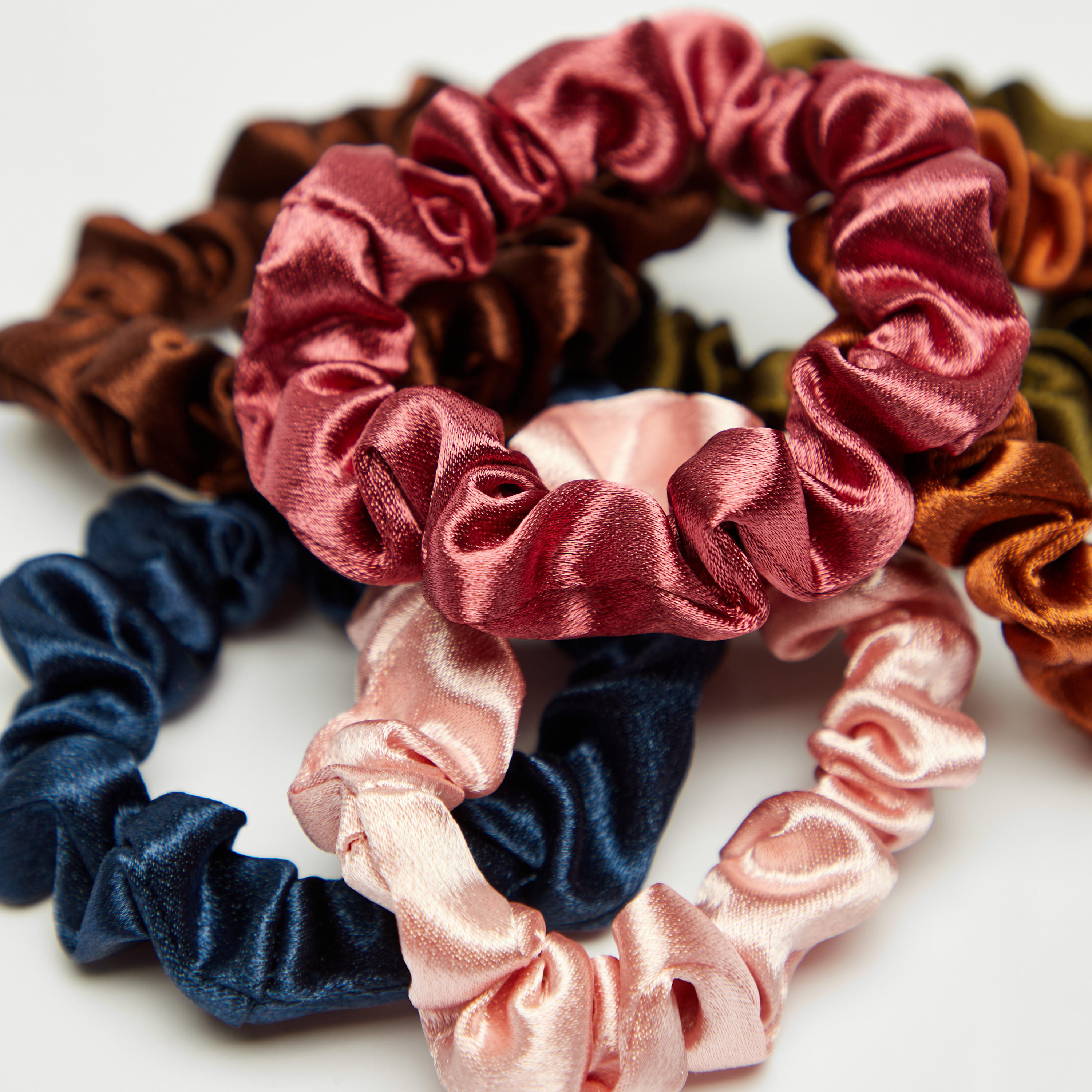 Set of 6 - Gloo Solid Mini Scrunchie-women-hairaccessories-image-3