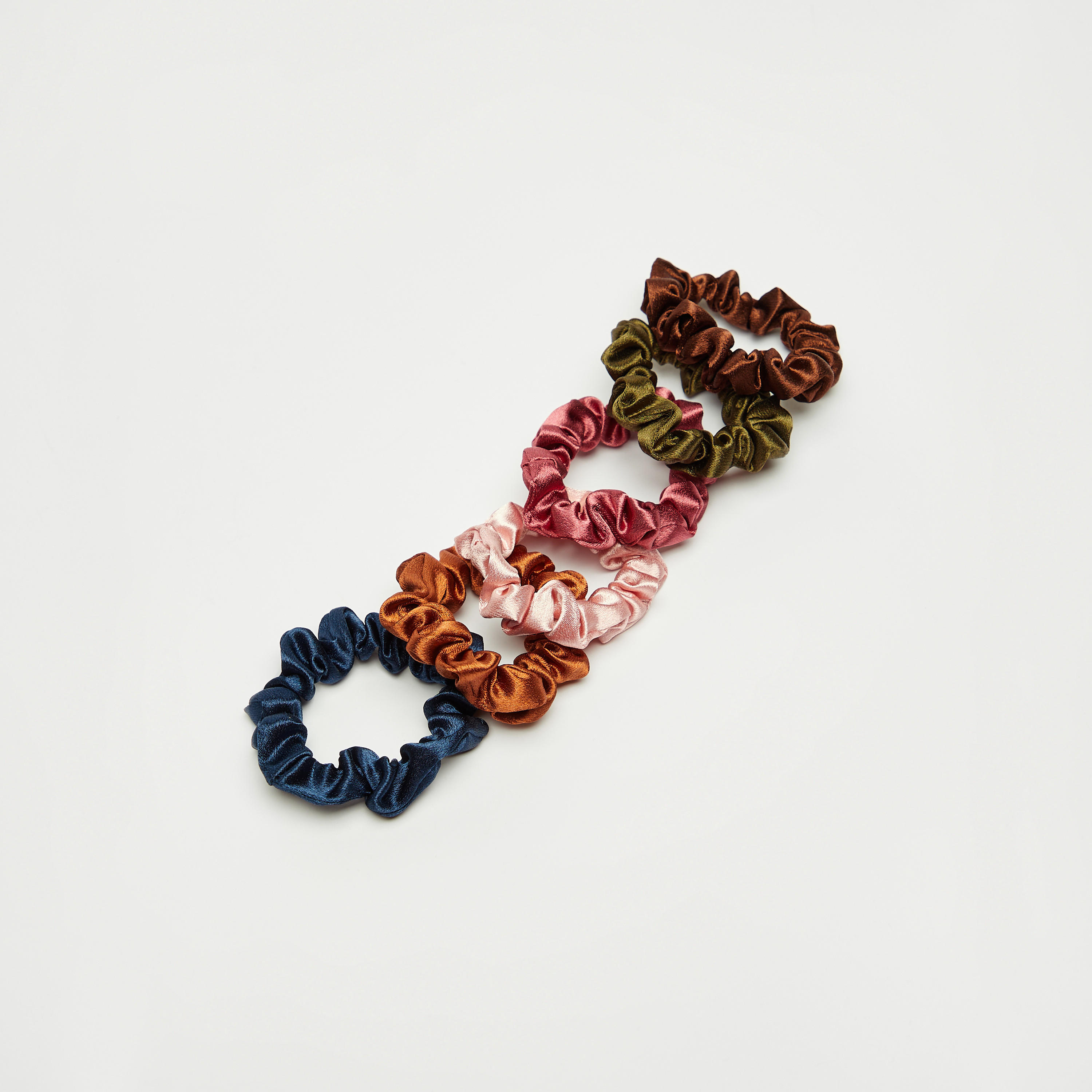 Set of 6 - Gloo Solid Mini Scrunchie-women-hairaccessories-image-4