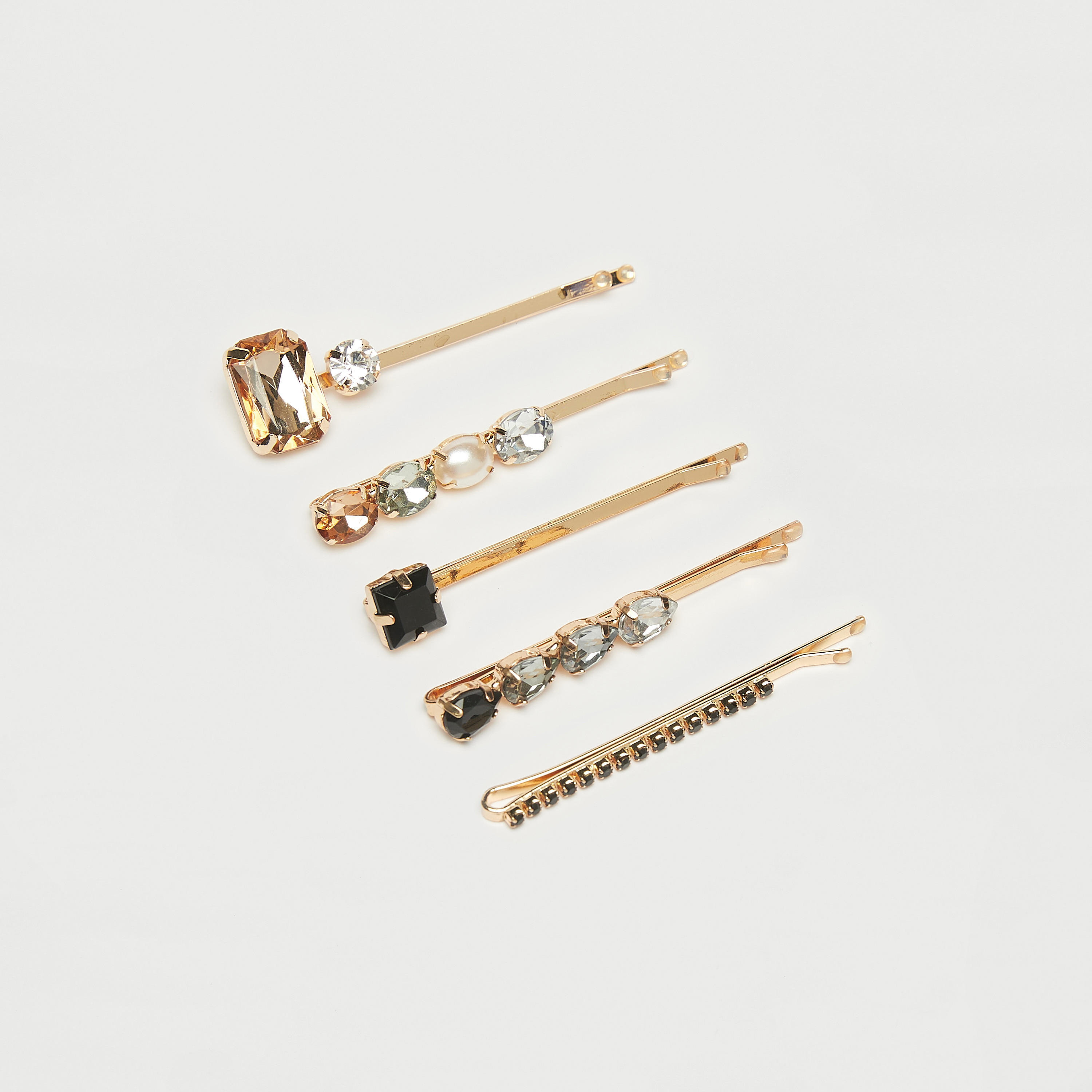 دبابيس شعر مزيّنة من جلوو - طقم من 4 قطع متنوّعة-women-hairaccessories-image-1