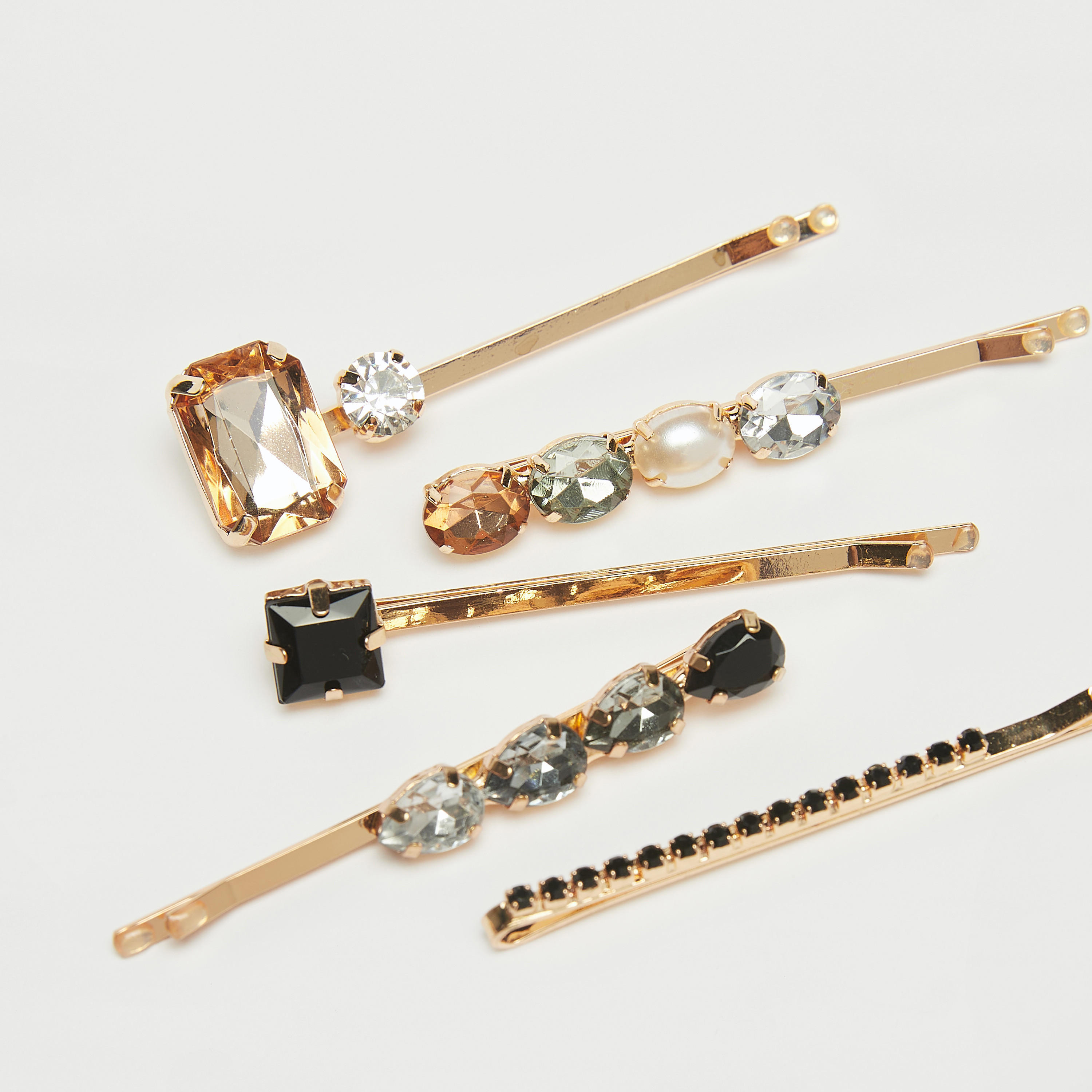 دبابيس شعر مزيّنة من جلوو - طقم من 4 قطع متنوّعة-women-hairaccessories-image-2