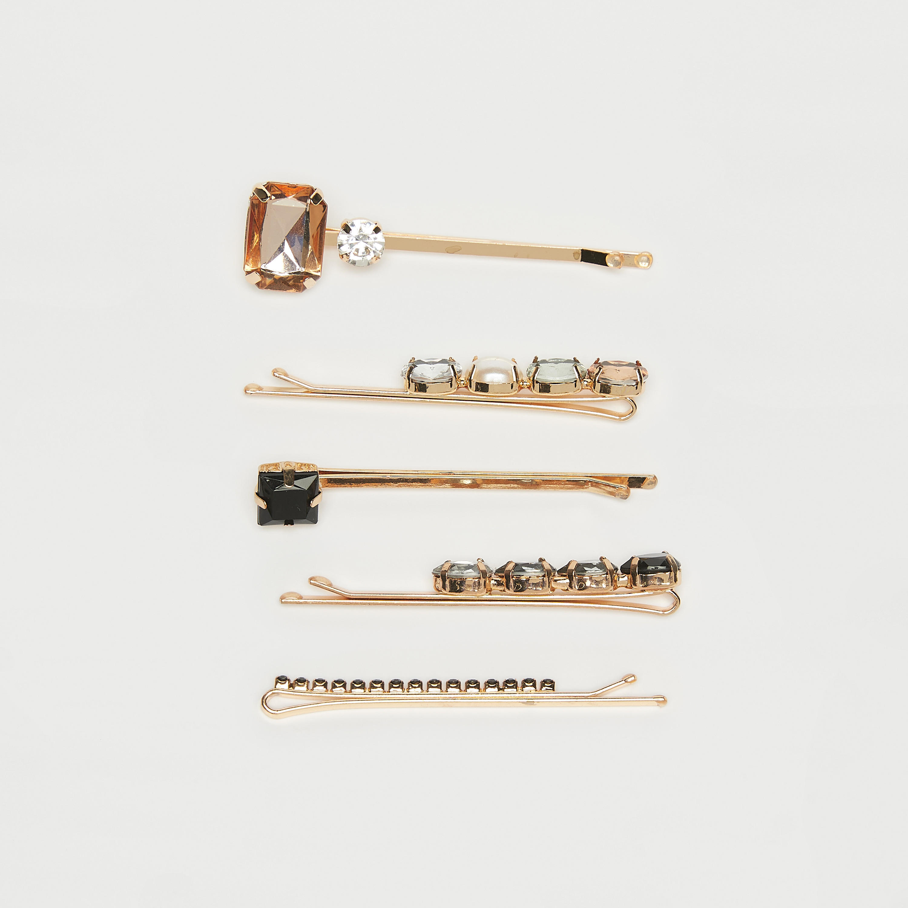 دبابيس شعر مزيّنة من جلوو - طقم من 4 قطع متنوّعة-women-hairaccessories-image-3