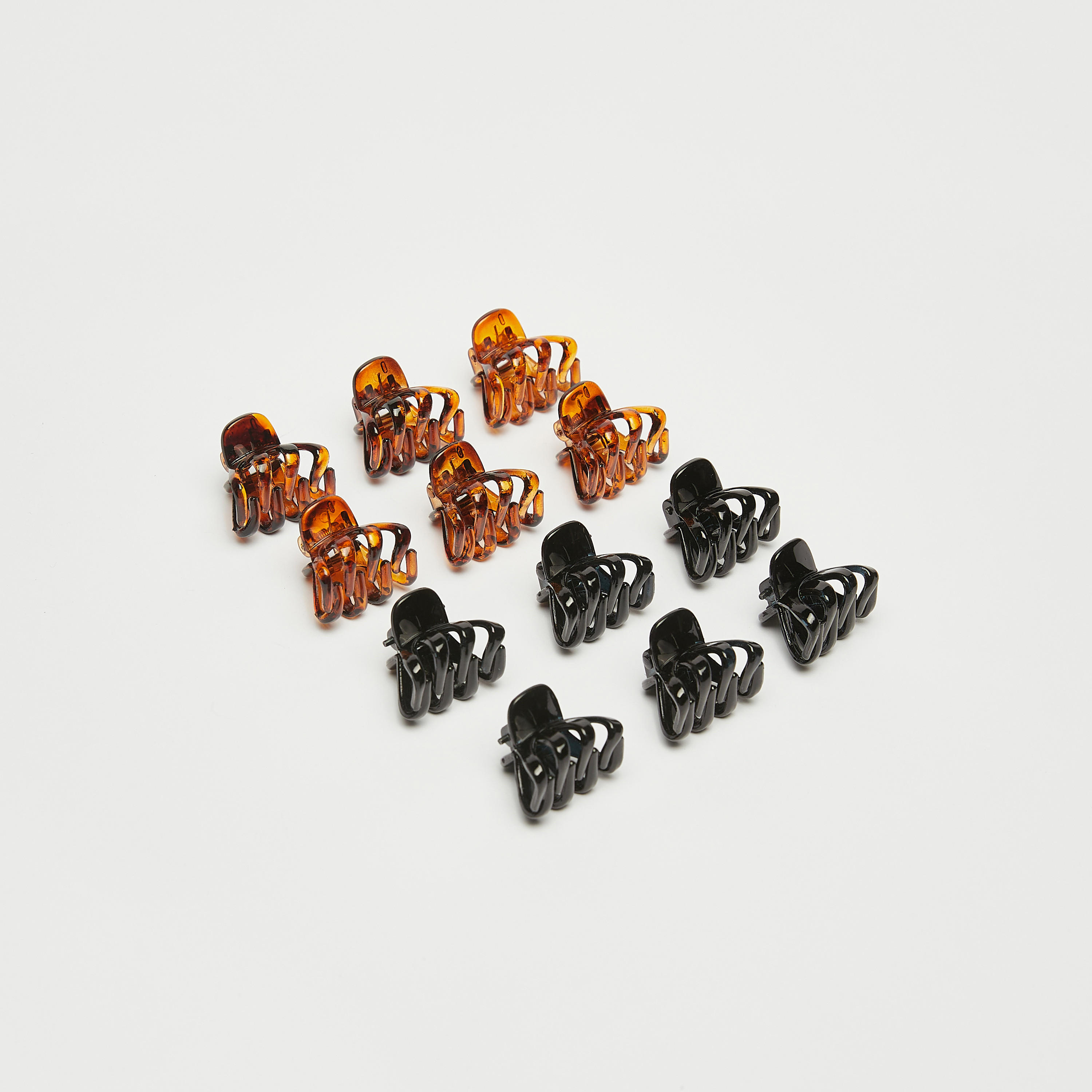 Set of 12 - Gloo Solid Hair Clamp-women-hairaccessories-image-1