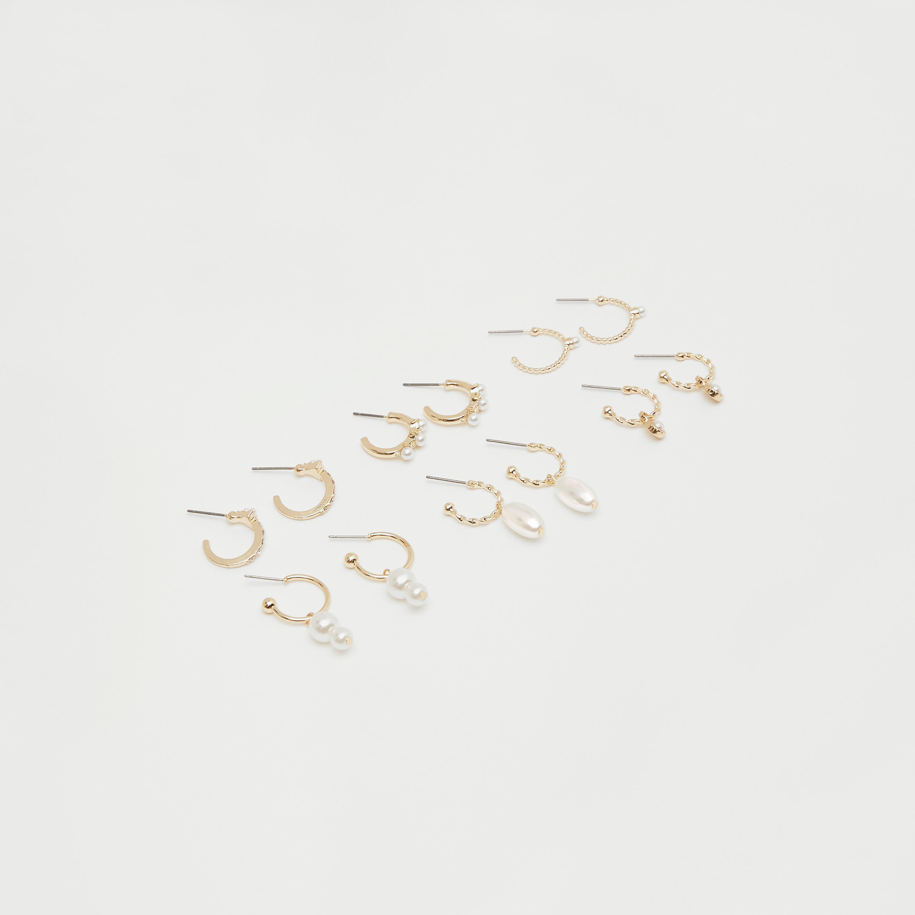 أقراط بمكبس إغلاق من جلوو - طقم 6 أزواج-women-watchesandjewellery-jewellery-earrings-image-1