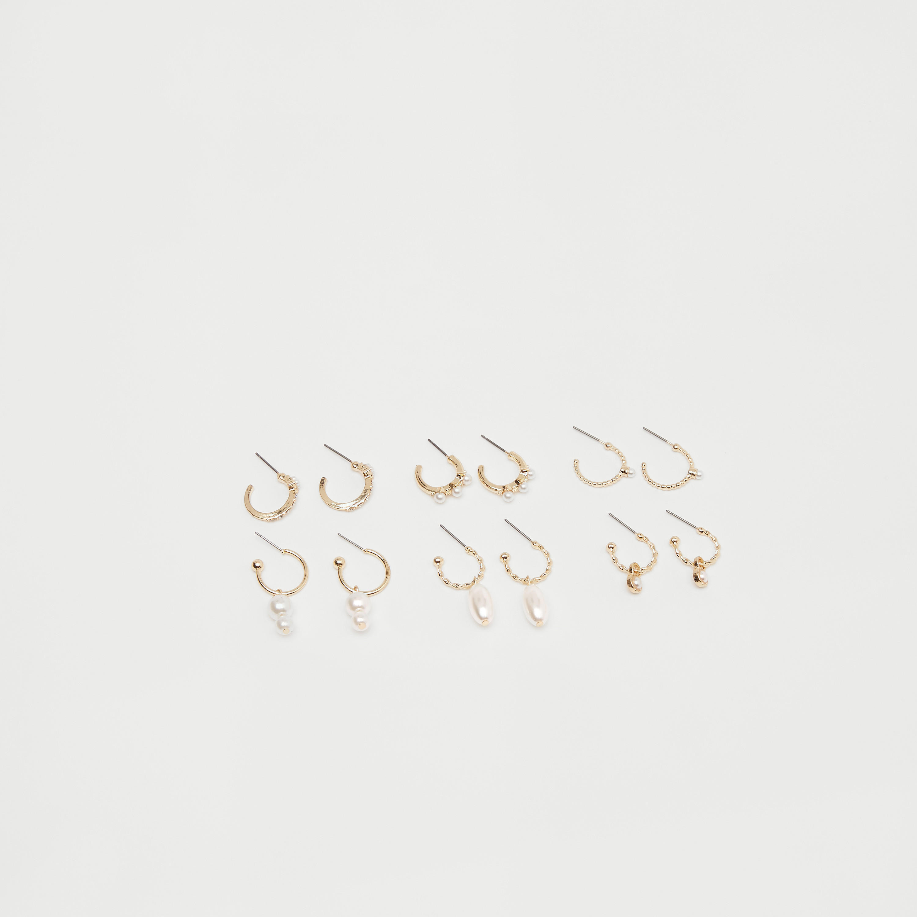 أقراط بمكبس إغلاق من جلوو - طقم 6 أزواج-women-watchesandjewellery-jewellery-earrings-image-2