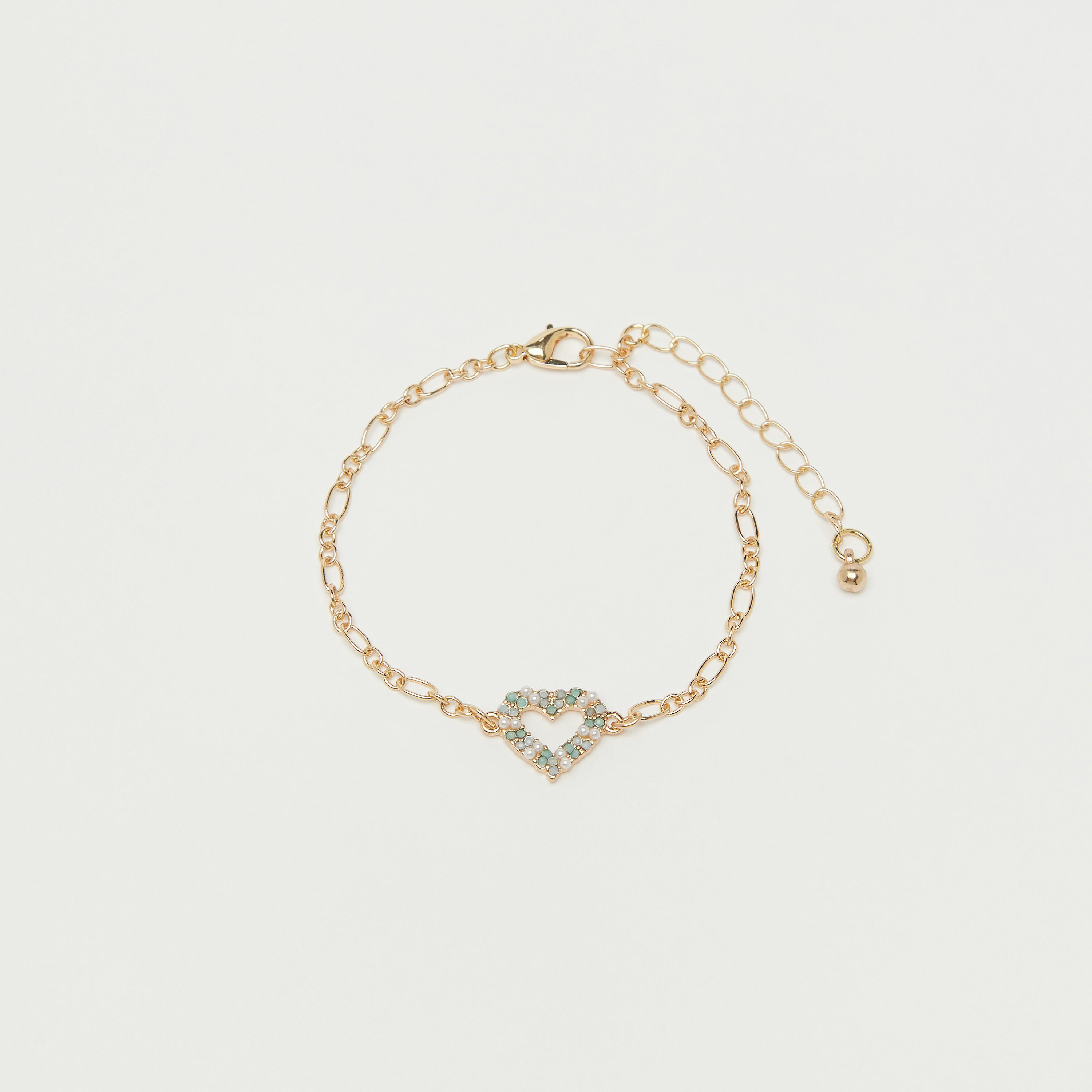 سوار بسلسلة من جلو - 3 قطع-women-watchesandjewellery-jewellery-banglesandbracelets-image-2