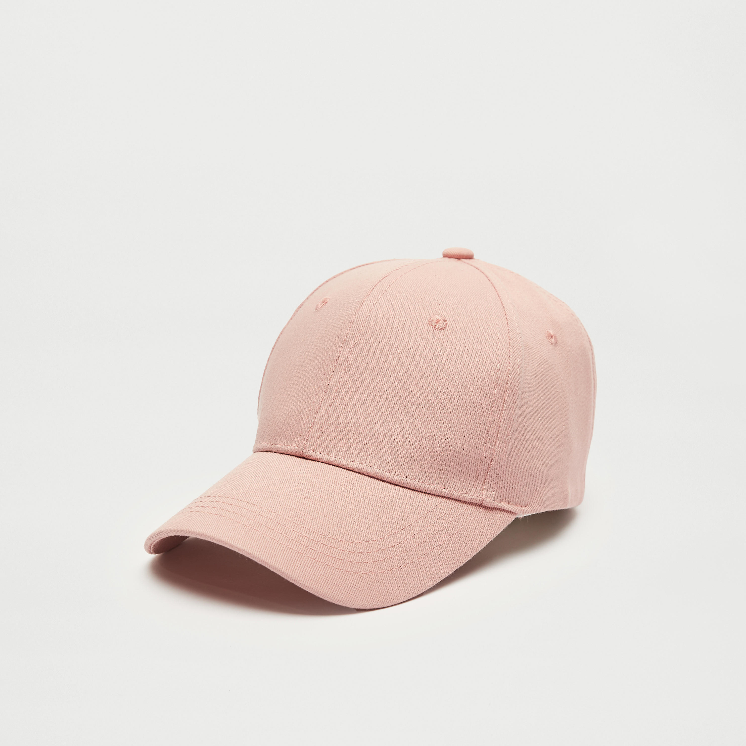 Solid Canvas Cap with Buckled Strap Closure-women-clothingaccessories-capsandhats-image-1