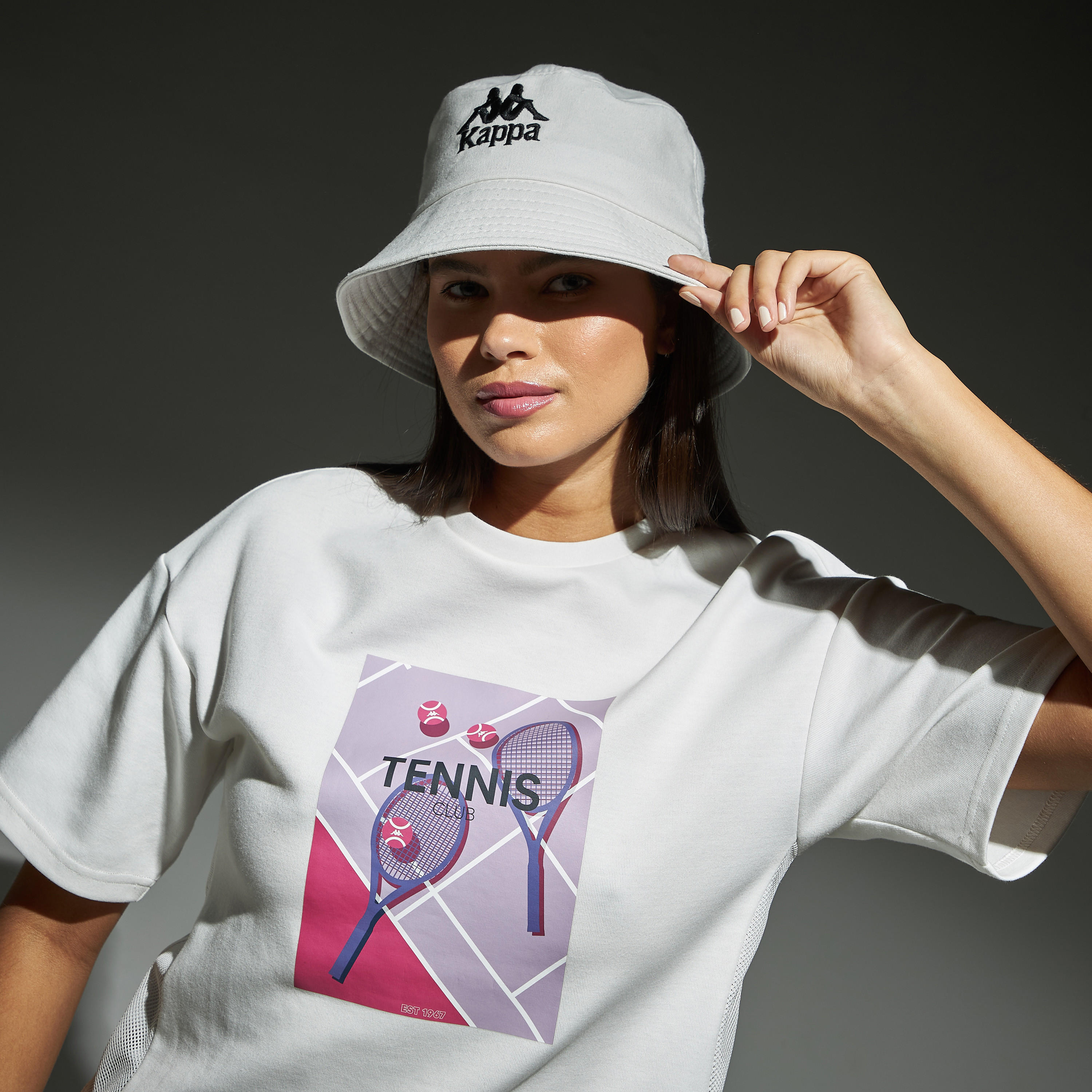 قبعة دلو مطرزة من كابا-women-clothing-sportswearandactivewear-accessories-image-3