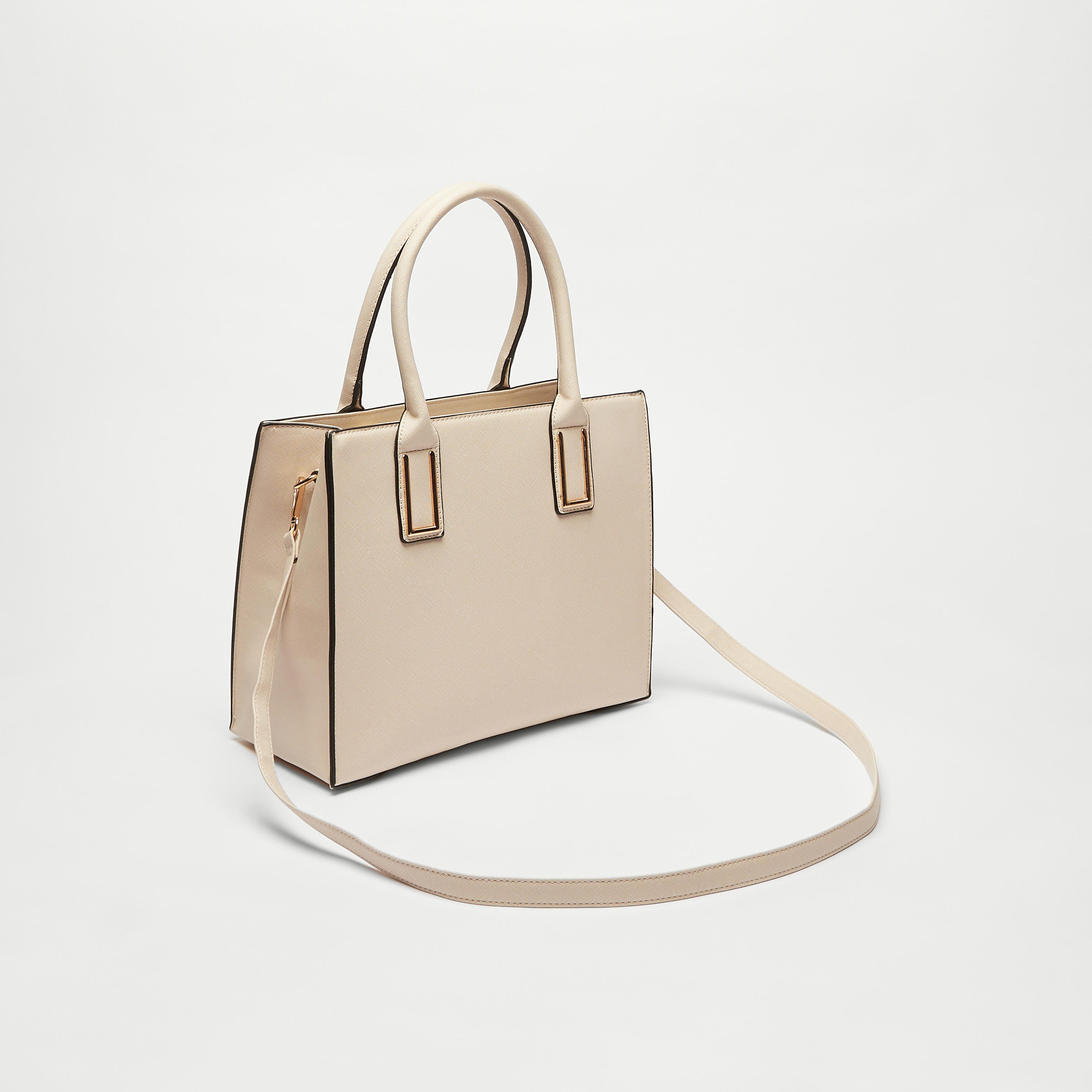 شنطة توتي سادة بمقابض مزدوجة وحزام قابل للفصل-women-bagsandwallets-handbags-image-1