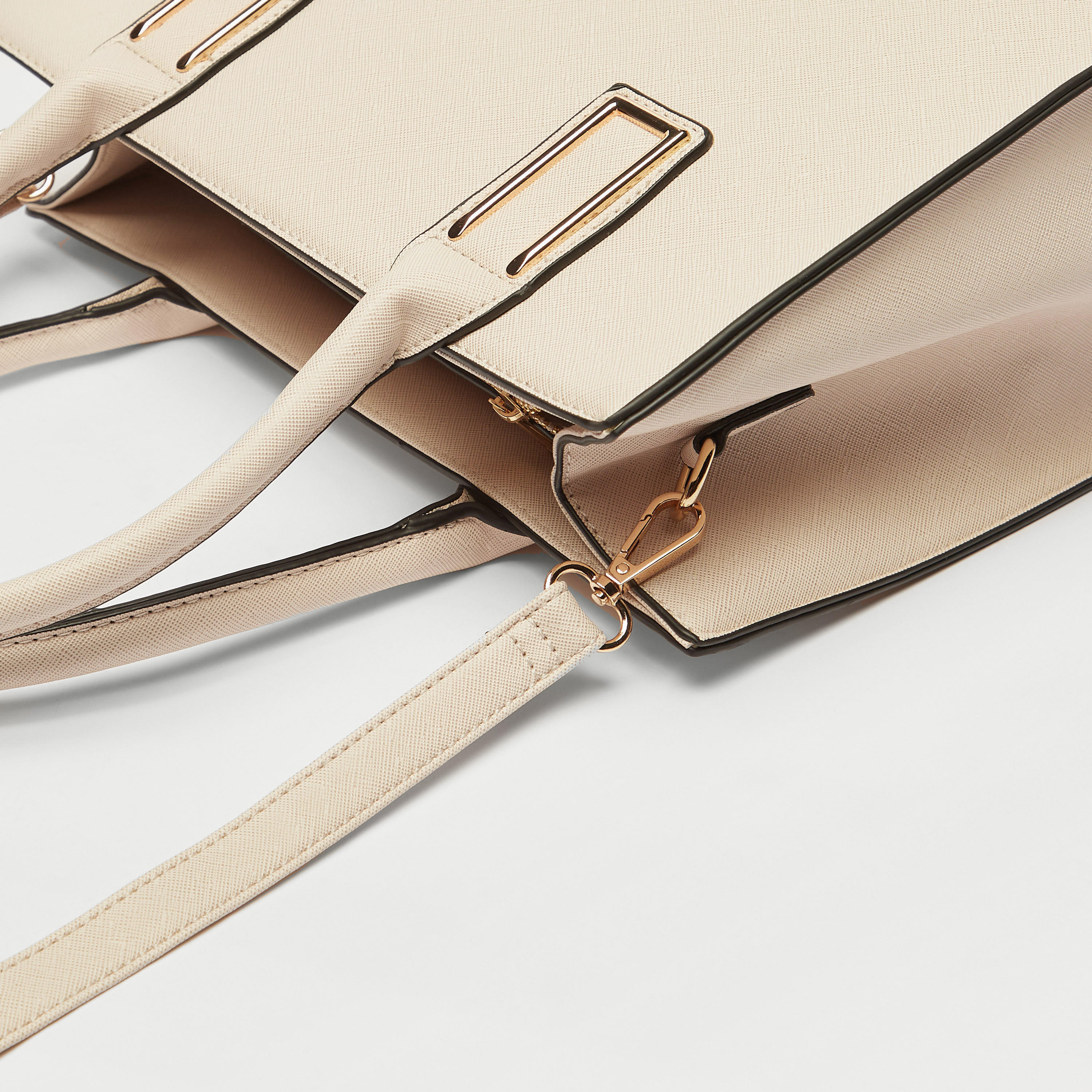 شنطة توتي سادة بمقابض مزدوجة وحزام قابل للفصل-women-bagsandwallets-handbags-image-3
