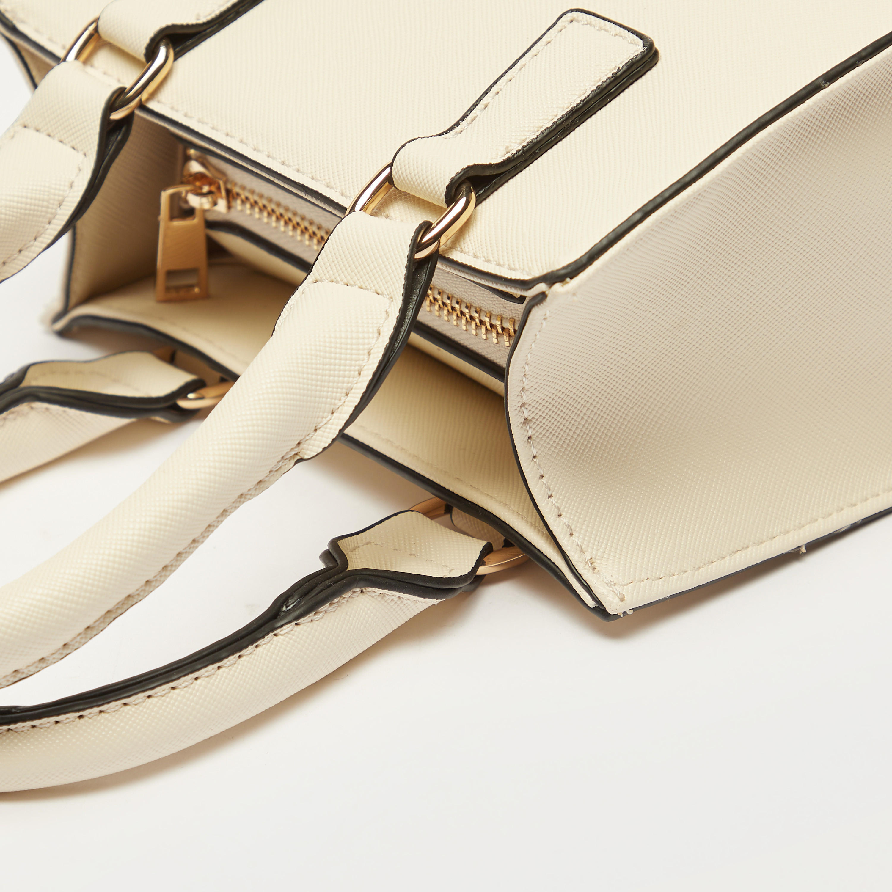 شنطة توتي سادة بسحّاب إغلاق وحزام قابل للفصل-women-bagsandwallets-handbags-image-3