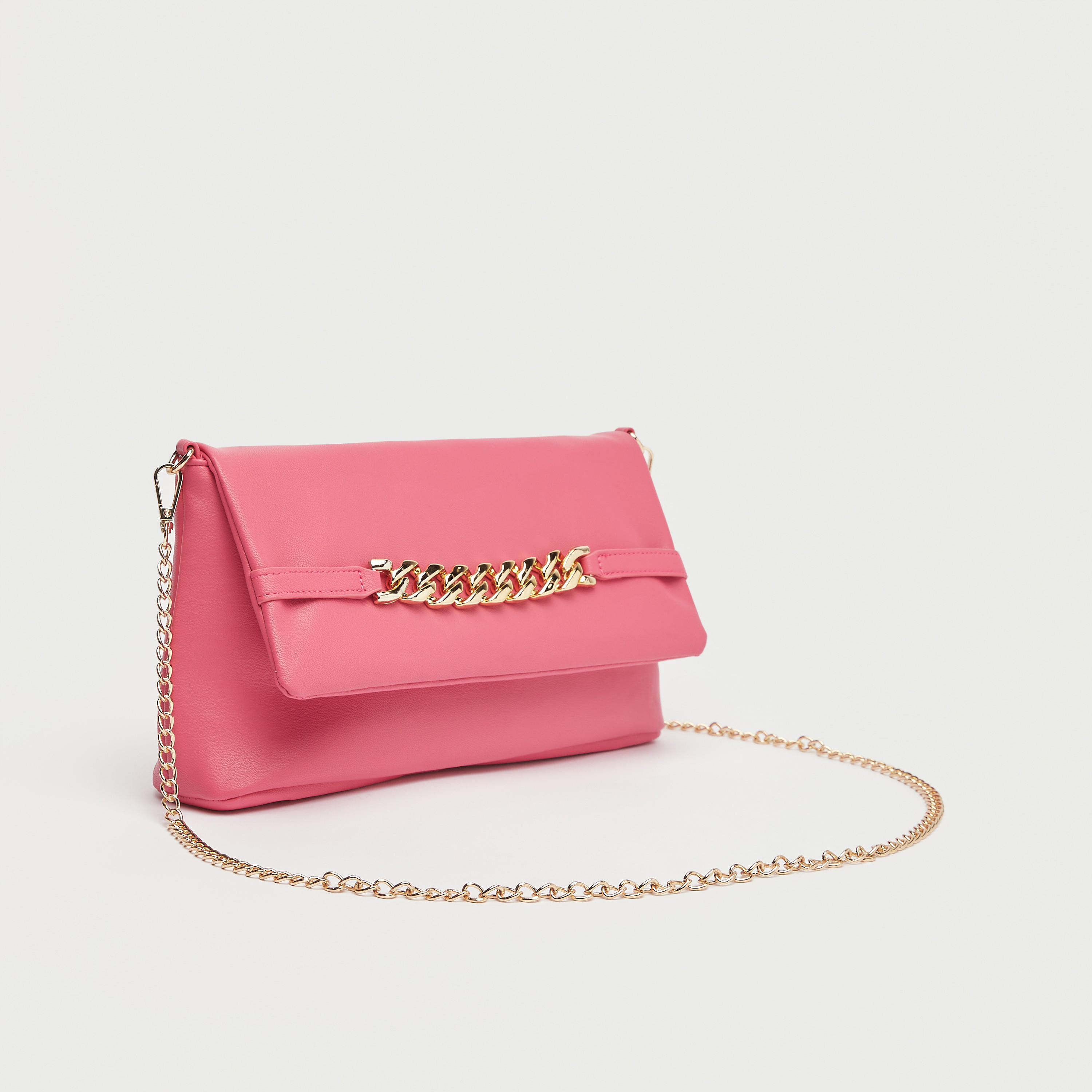 شنطة كلاتش سادة بسلسلة-women-bagsandwallets-wallets-image-1