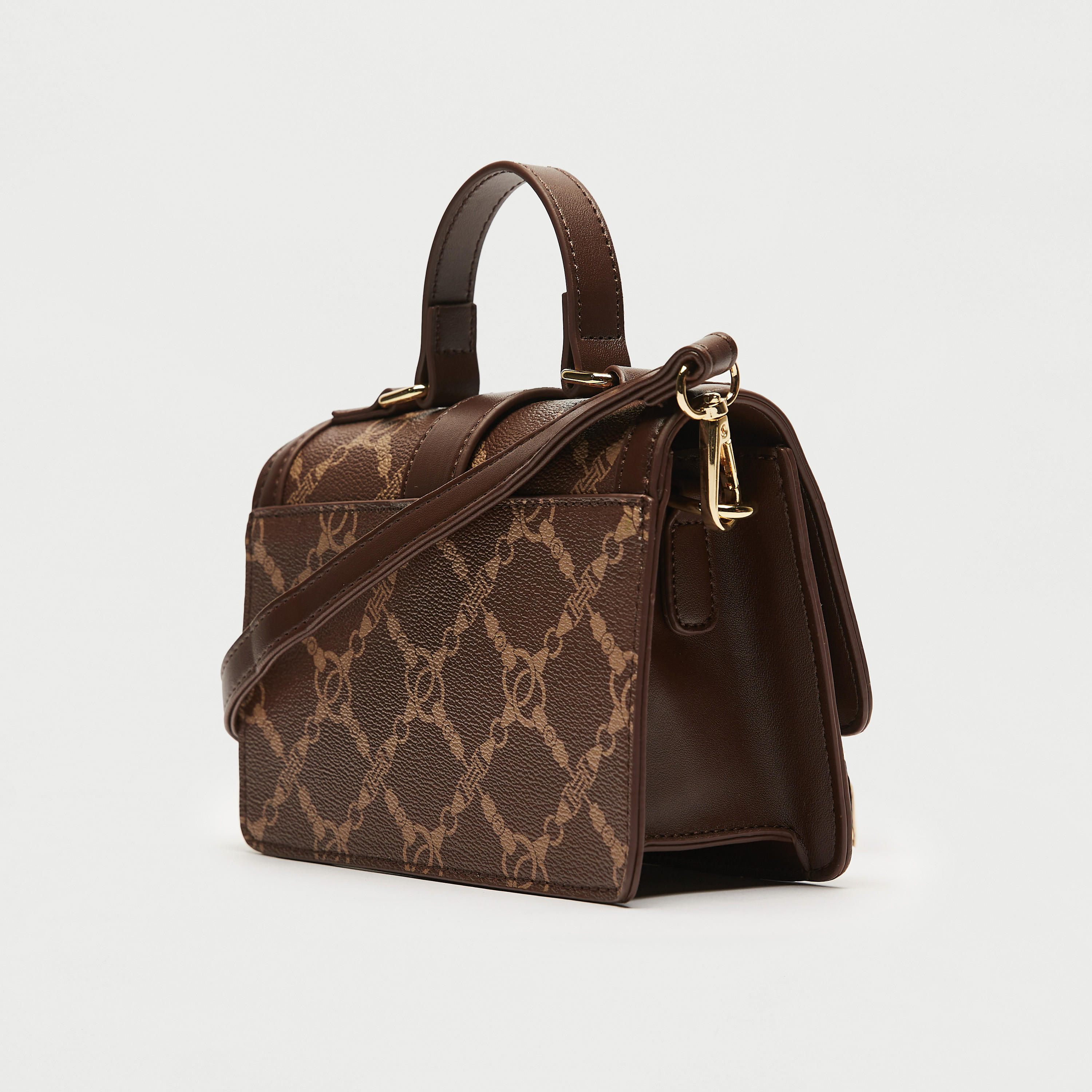 شنطة ساتشيل بطبعات وطيّة إغلاق وحزام قابل للفصل-women-bagsandwallets-handbags-image-4