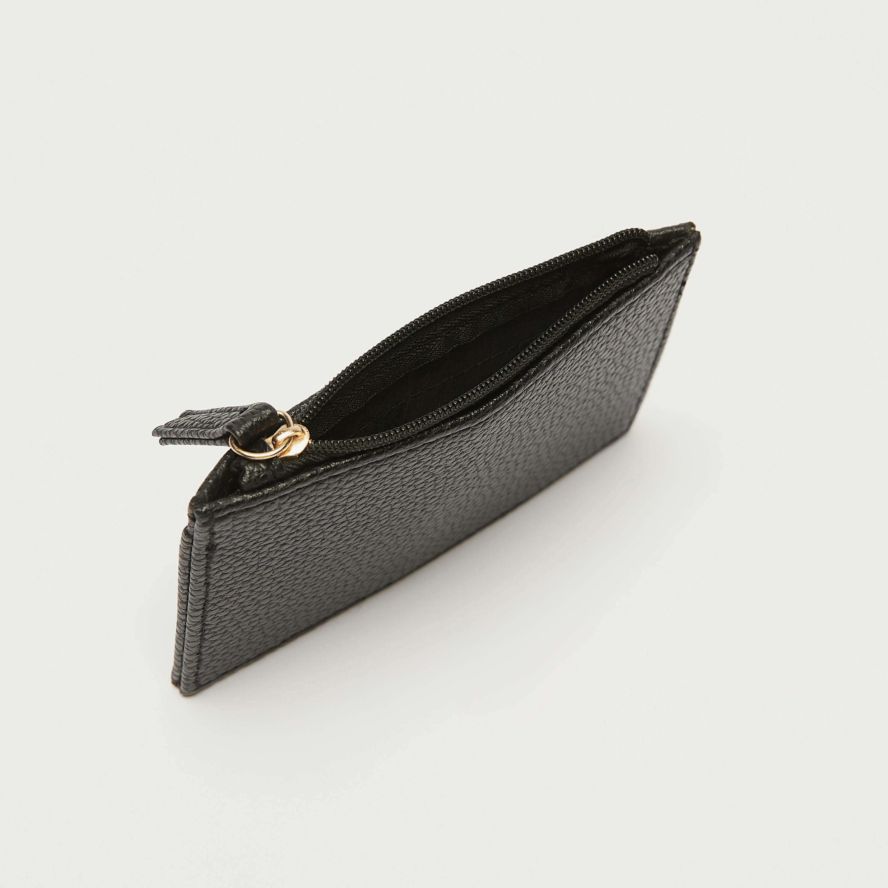 Textured Cardholder with Zip Closure-women-bagsandwallets-wallets-image-3