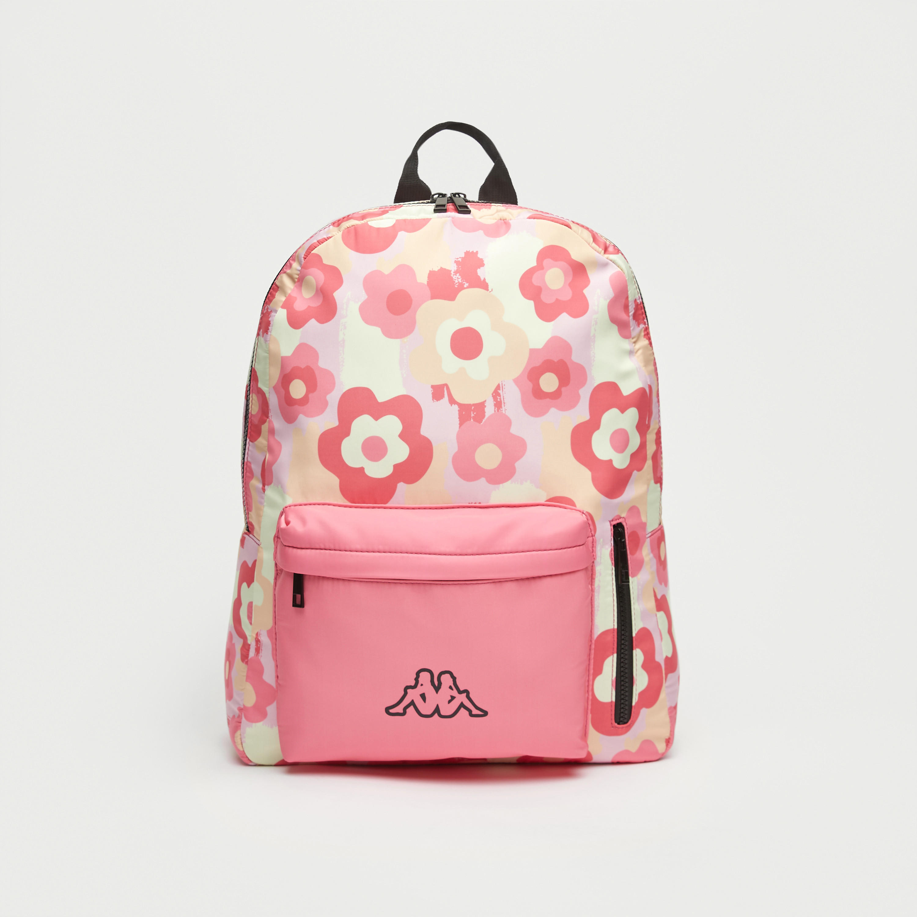 Kappa All-Over Floral Print Backpack with Adjustable Shoulder Straps-women-clothing-sportswearandactivewear-accessories-image-1