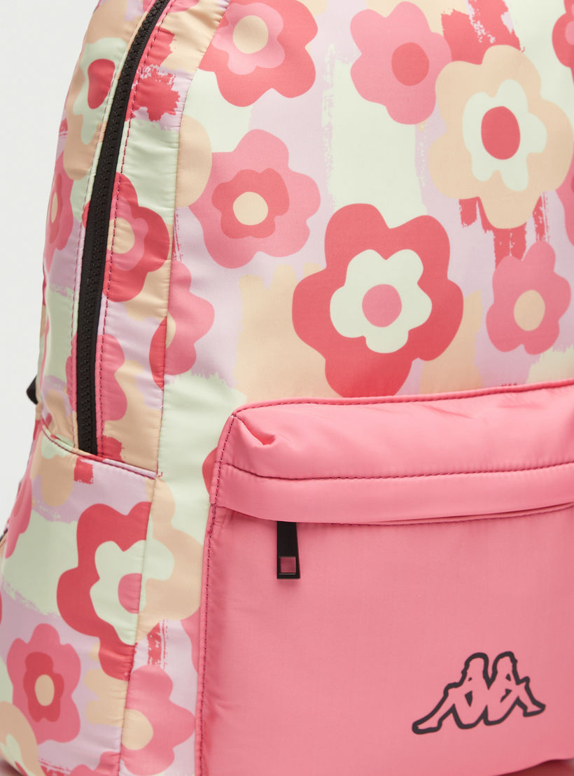 Kappa All-Over Floral Print Backpack with Adjustable Shoulder Straps-women-clothing-sportswearandactivewear-accessories-image-4