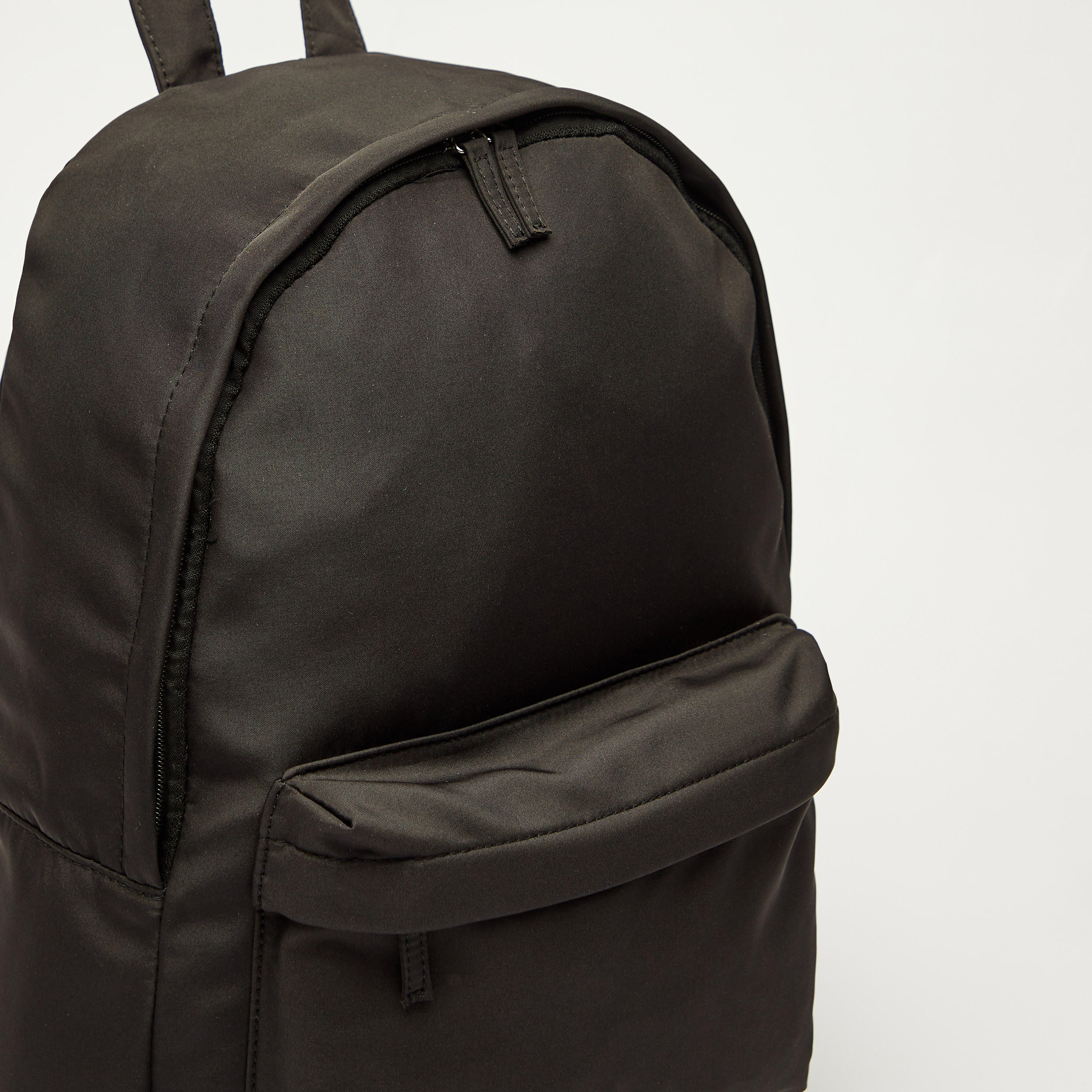 شنطة ظهر سادة بسحّاب إغلاق وأحزمة قابلة للتعديل-women-bagsandwallets-backpacks-image-4