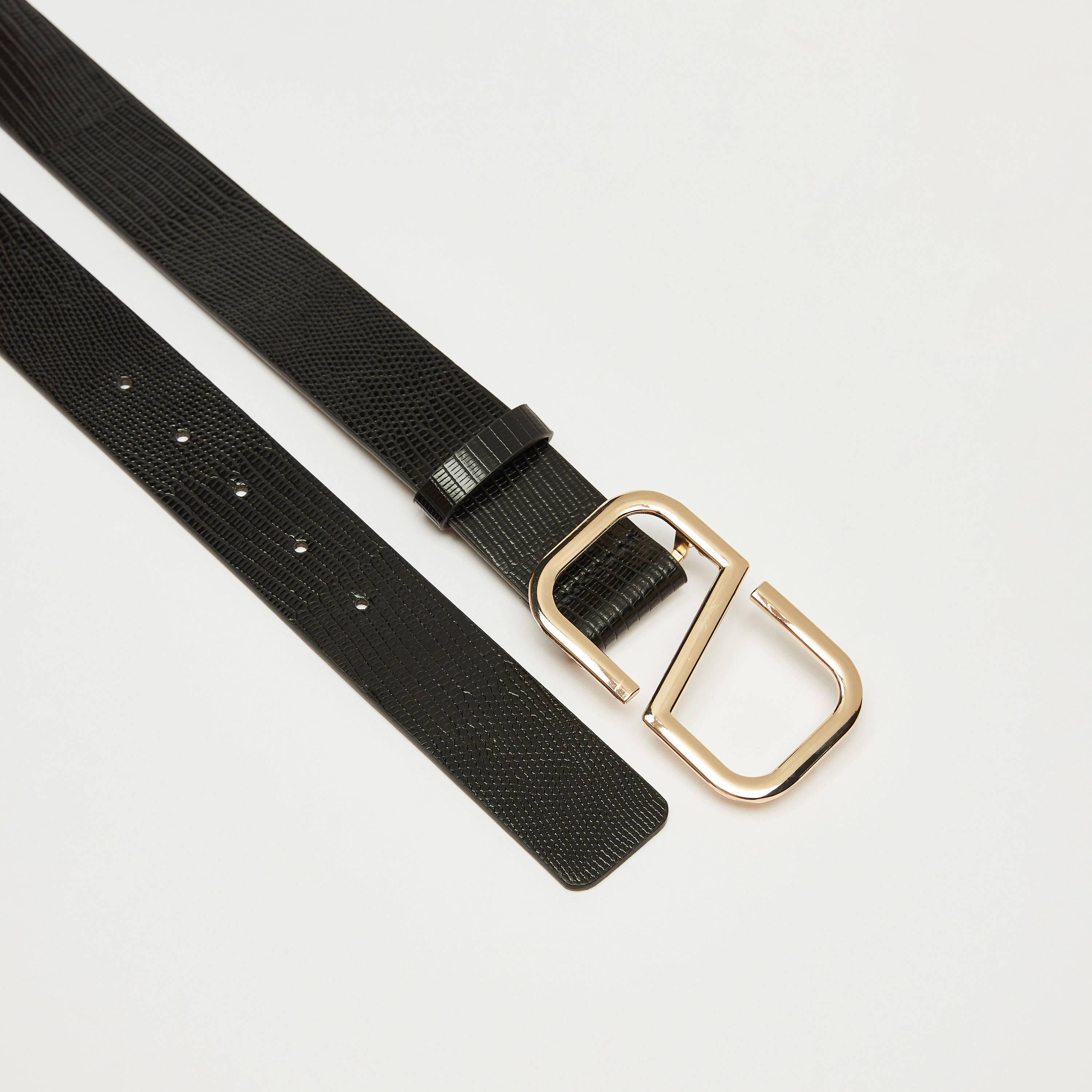 حزام بارز الملمس بإبزيم إغلاق بدبوس-women-clothingaccessories-belts-image-1