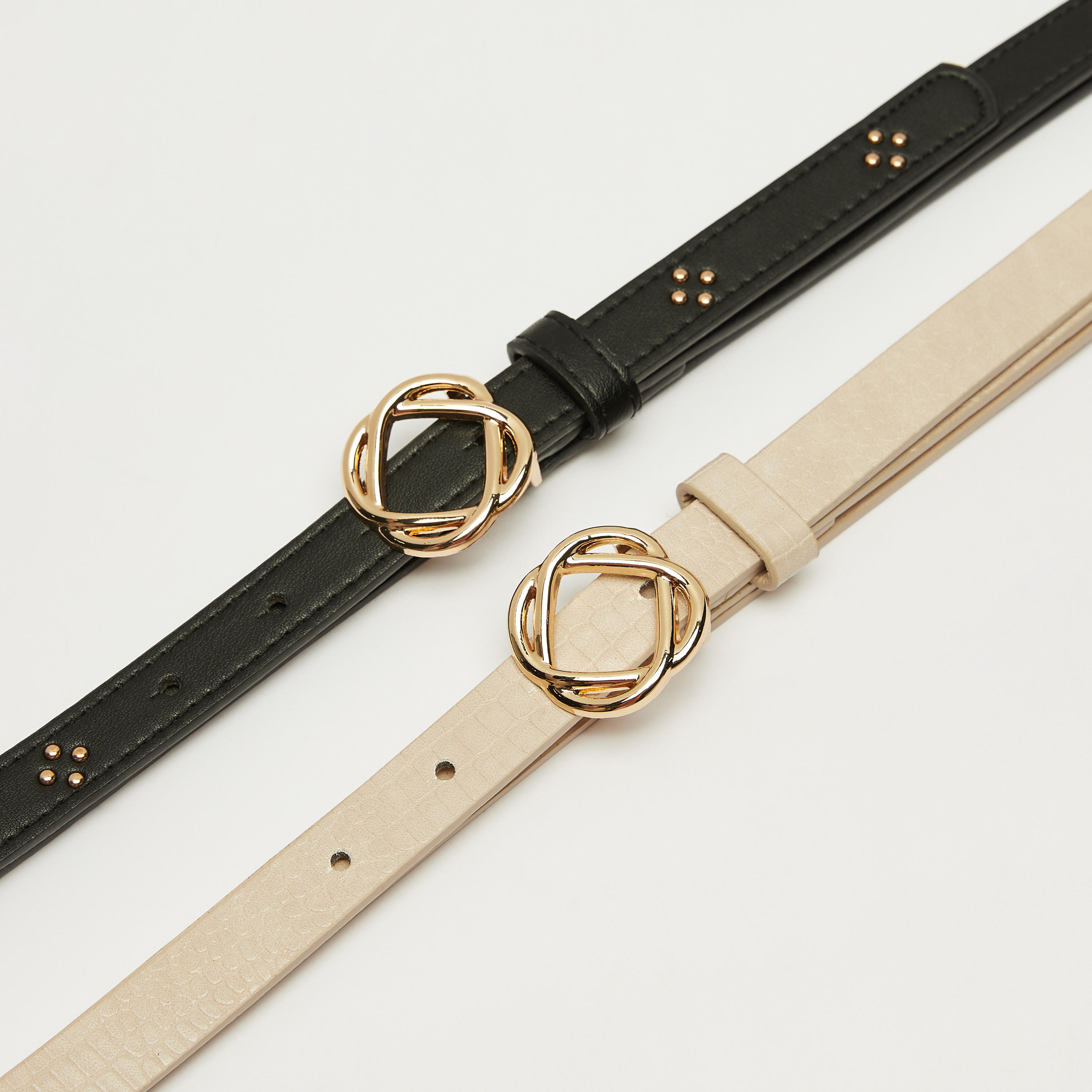 أحزمة متنوعة بإبزيم بدبوس - طقم من قطعتين-women-clothingaccessories-belts-image-5