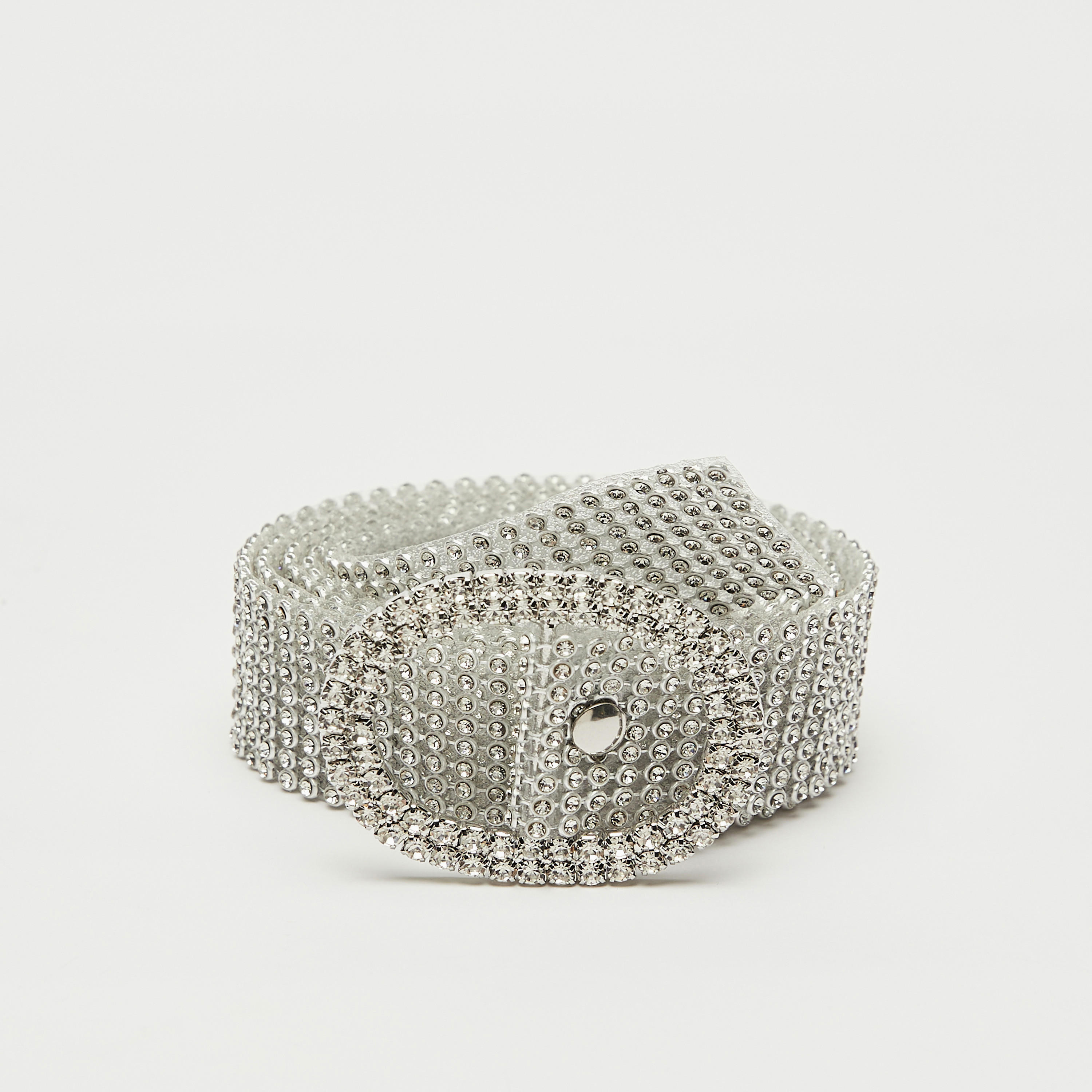 Embellished Metallic Belt with Ring Buckle Closure-women-clothingaccessories-belts-image-4