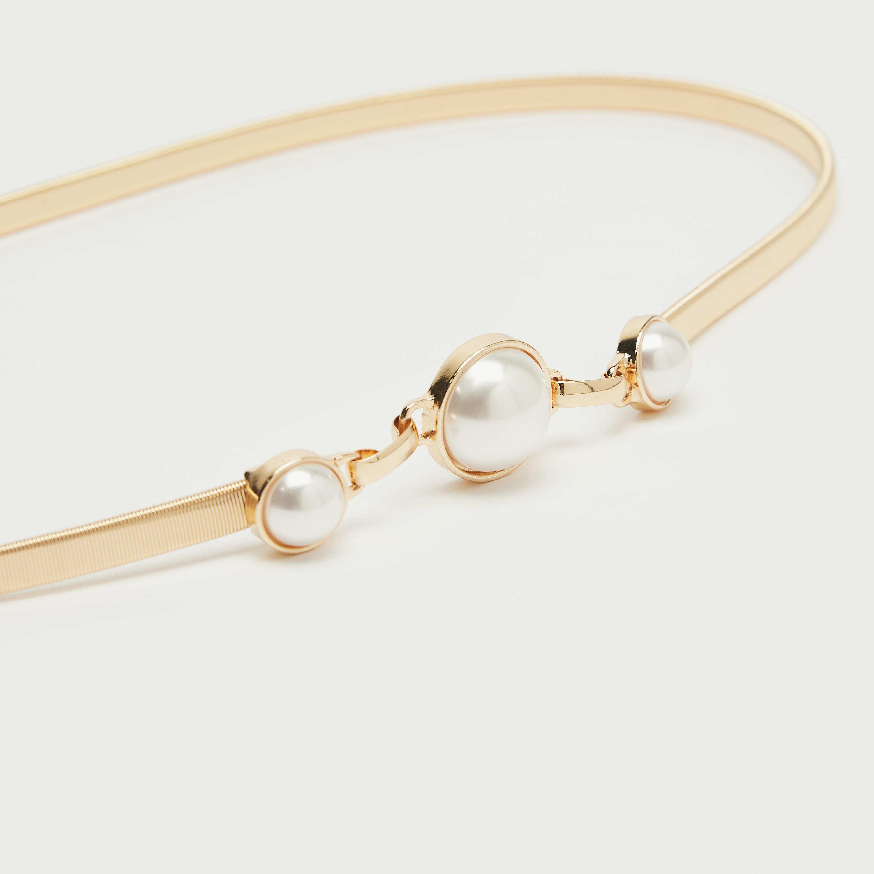 خلخال ميتاليك مزيّن بمشبك إغلاق-women-clothingaccessories-belts-image-3
