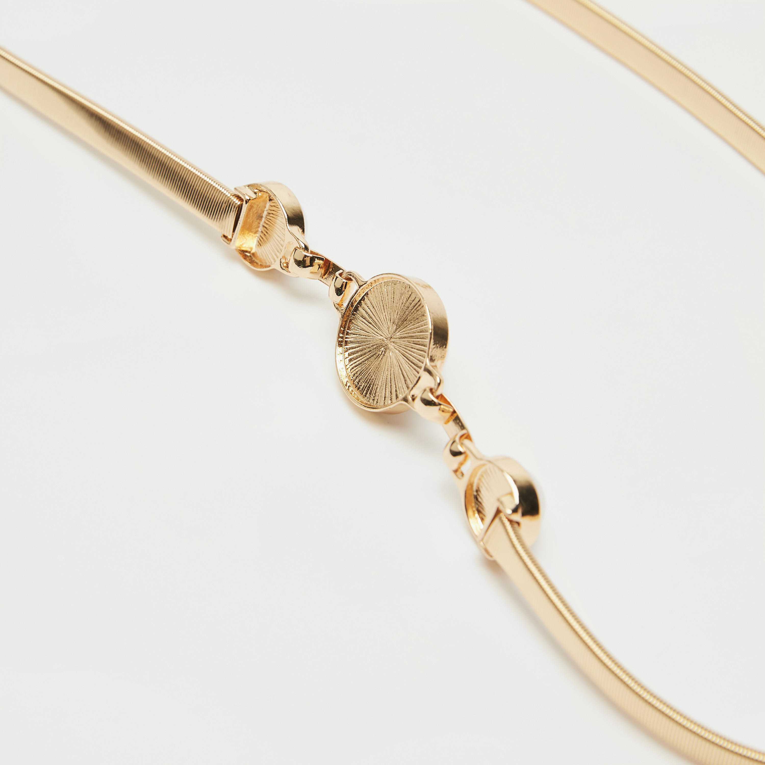 خلخال ميتاليك مزيّن بمشبك إغلاق-women-clothingaccessories-belts-image-4