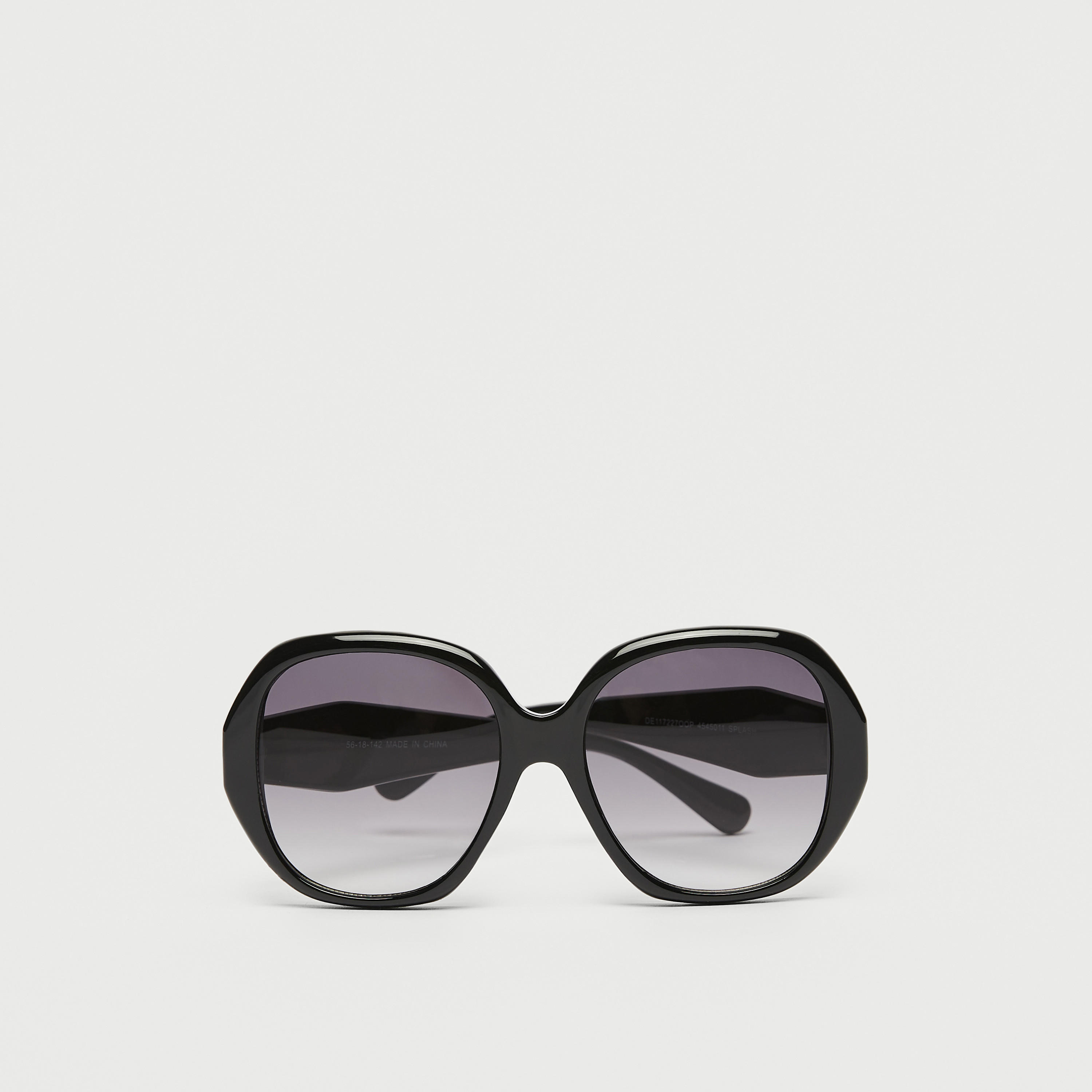 نظّارة شمسيّة بإطار كامل وعدسات ملوّنة ووسادات أنف-women-sunglasses-image-1