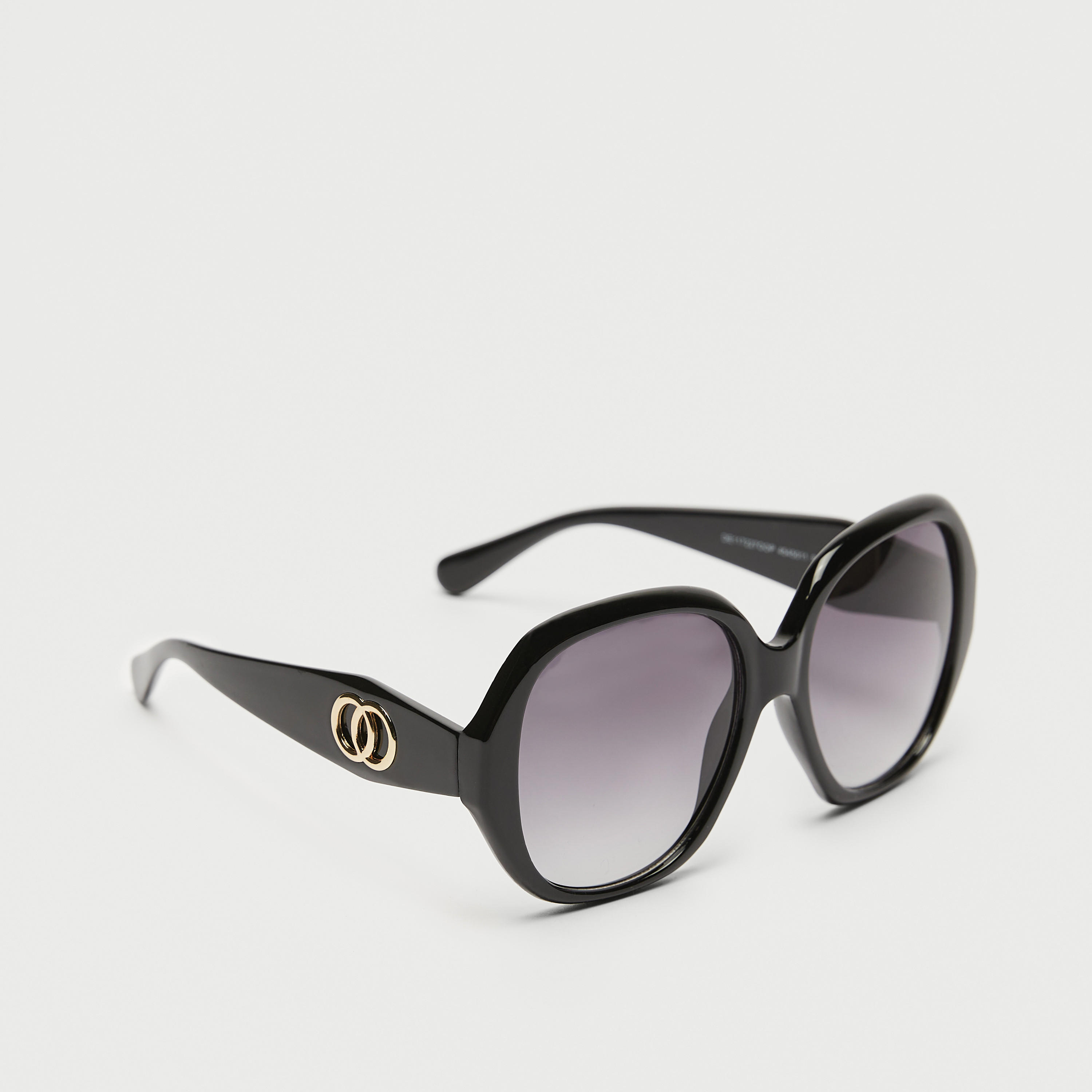 نظّارة شمسيّة بإطار كامل وعدسات ملوّنة ووسادات أنف-women-sunglasses-image-4