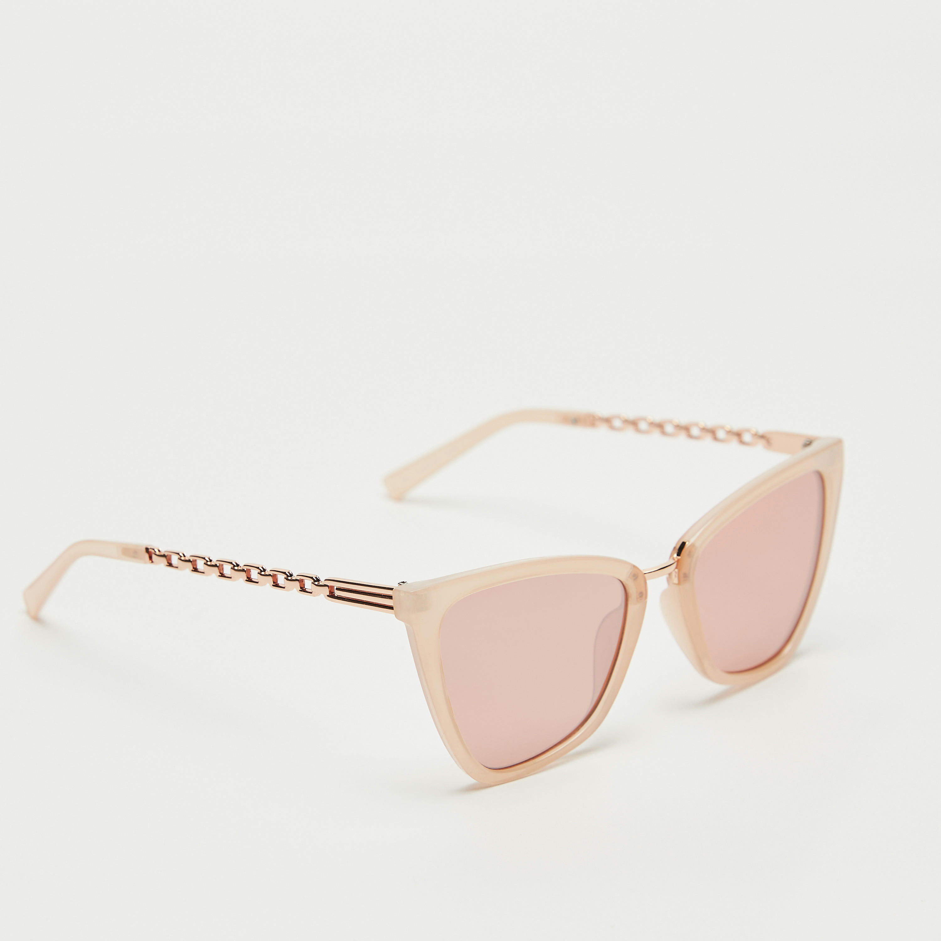 نظارة شمسية بإطار قطة وعدسات ملونة وإطار كامل ووسادات أنف-women-sunglasses-image-4