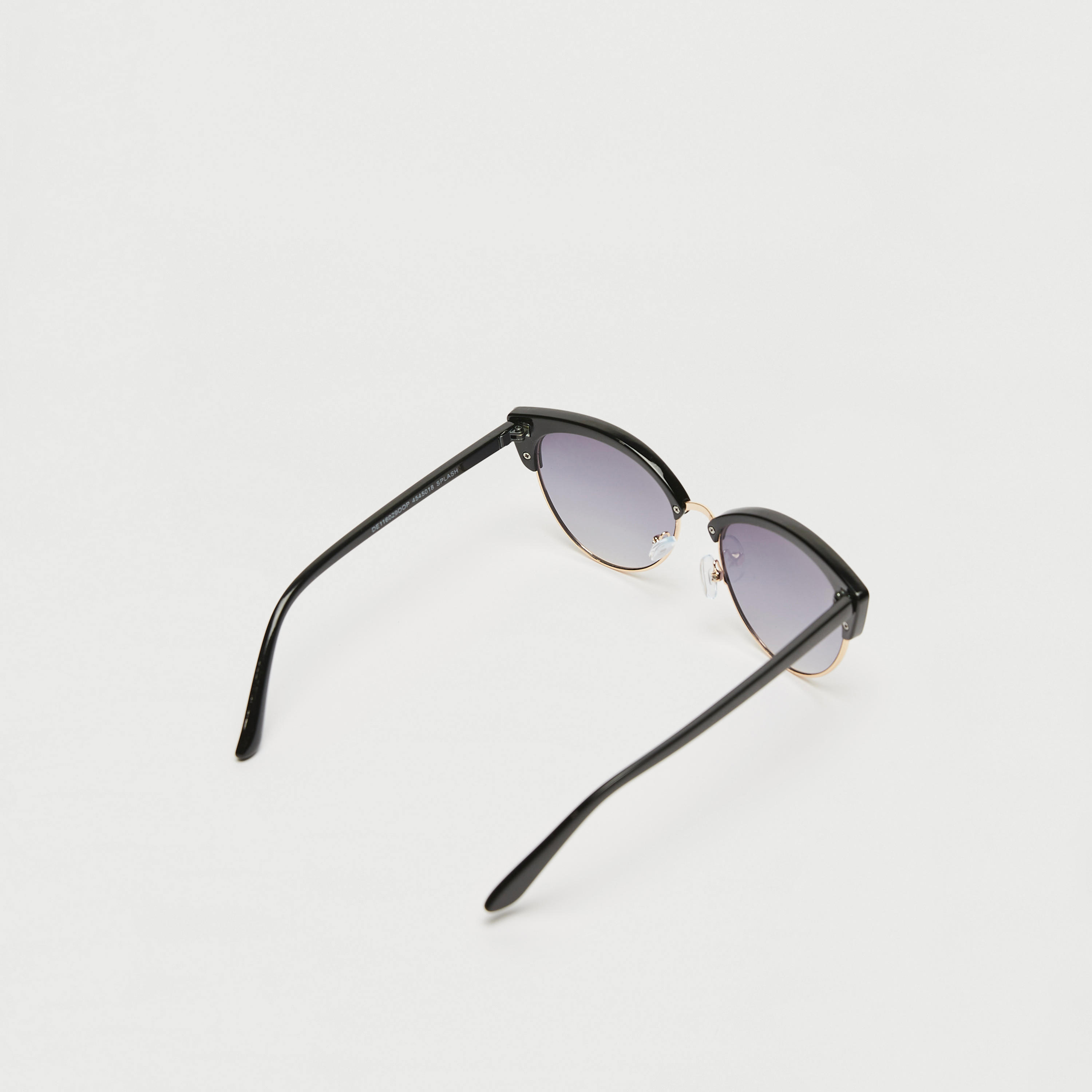 Tinted Lens Half Rim Sunglasses with Nose Pads-women-sunglasses-image-3