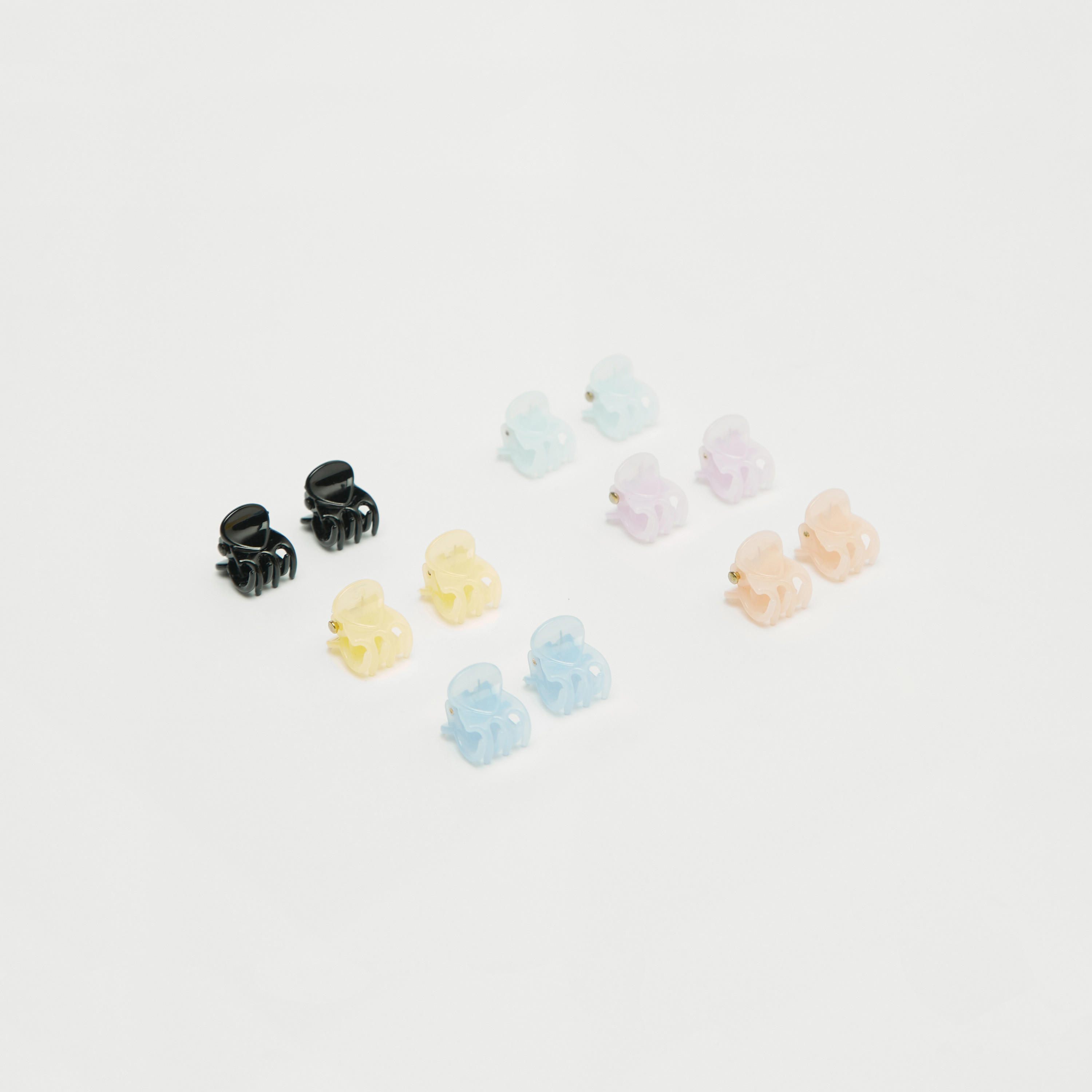 مشابك شعر صغيرة متنوعة - طقم 12 قطعة-women-hairaccessories-image-1