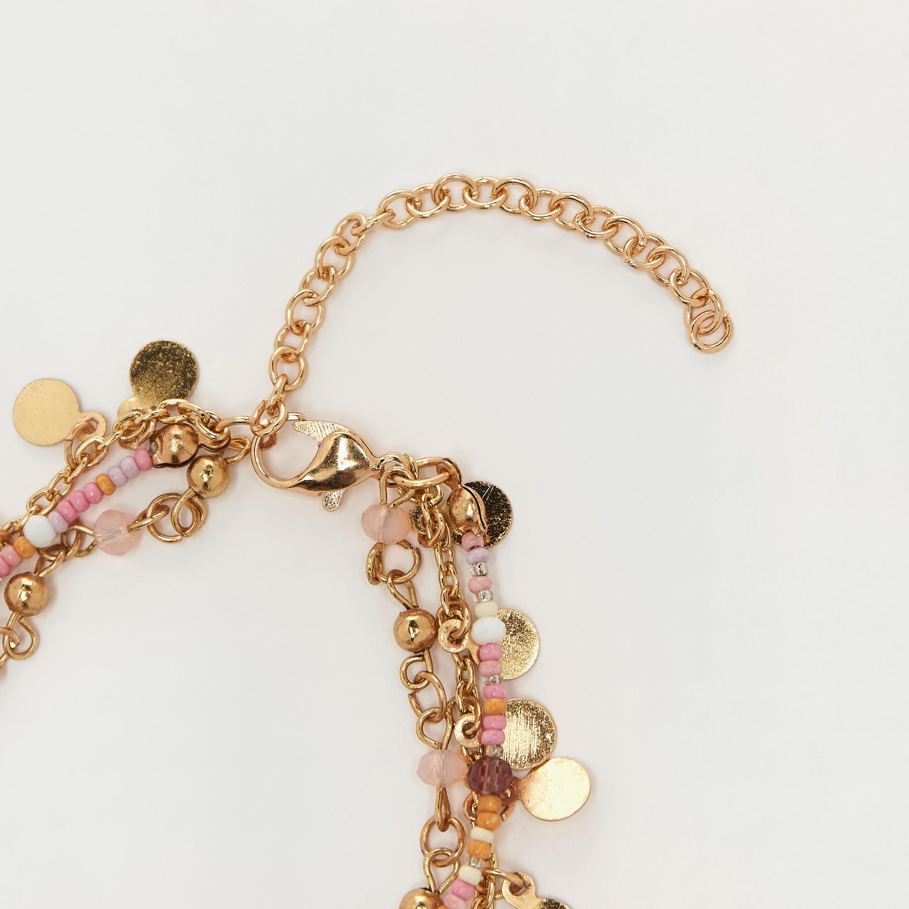 سوار مزيّن بمشبك إغلاق وتزيينات من الخرز-women-watchesandjewellery-jewellery-banglesandbracelets-image-3